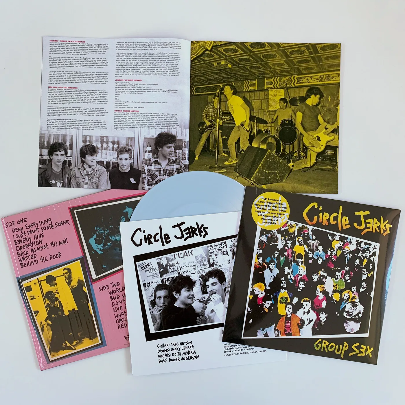 Circle Jerks Group Sex Reissue LP (Light Blue) (Vinyl)