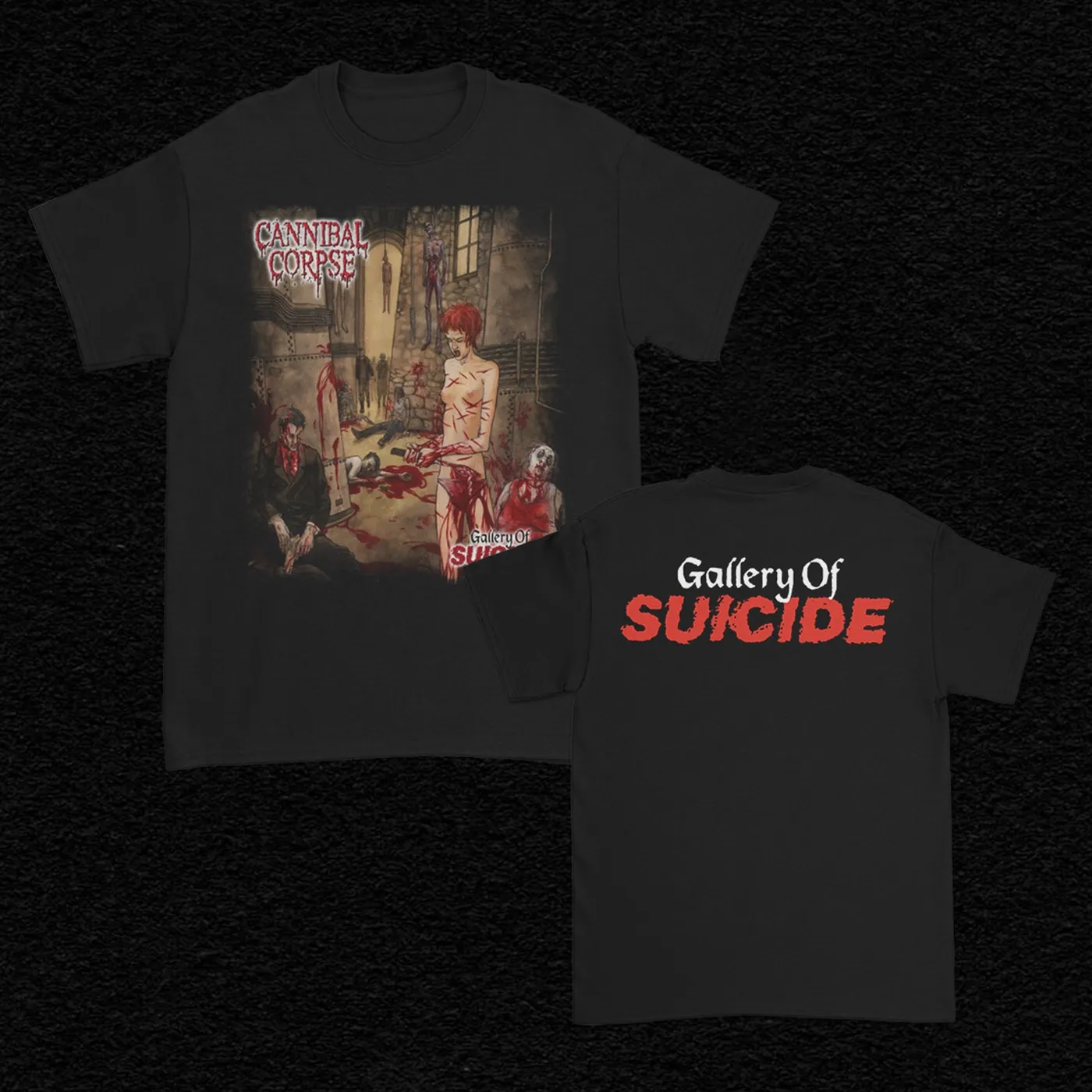Cannibal Corpse Gallery of Suicide T-Shirt (Black)
