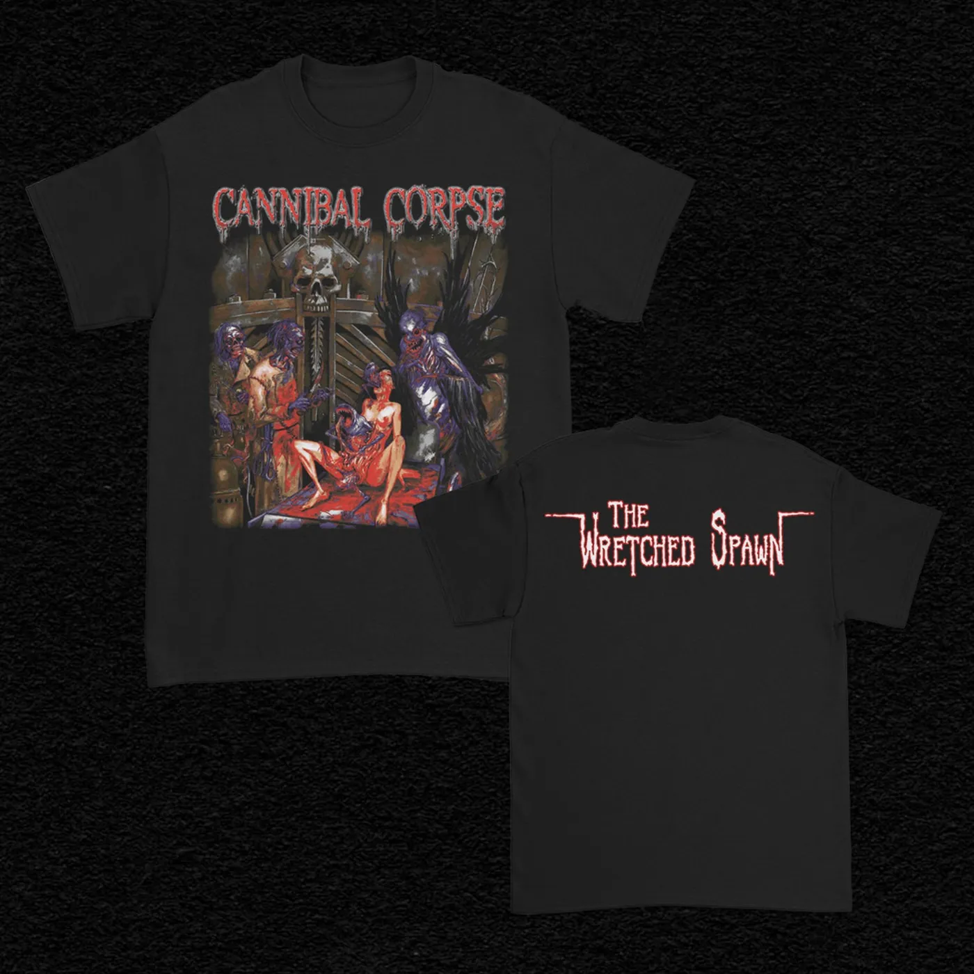 Cannibal Corpse The Wretched Spawn T-Shirt (Black)