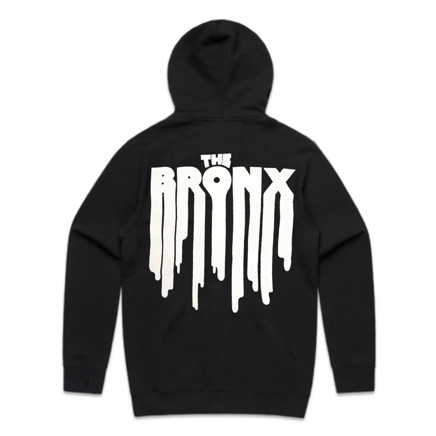 Bronx Drip Logo Zip Up Hoodie (Black)