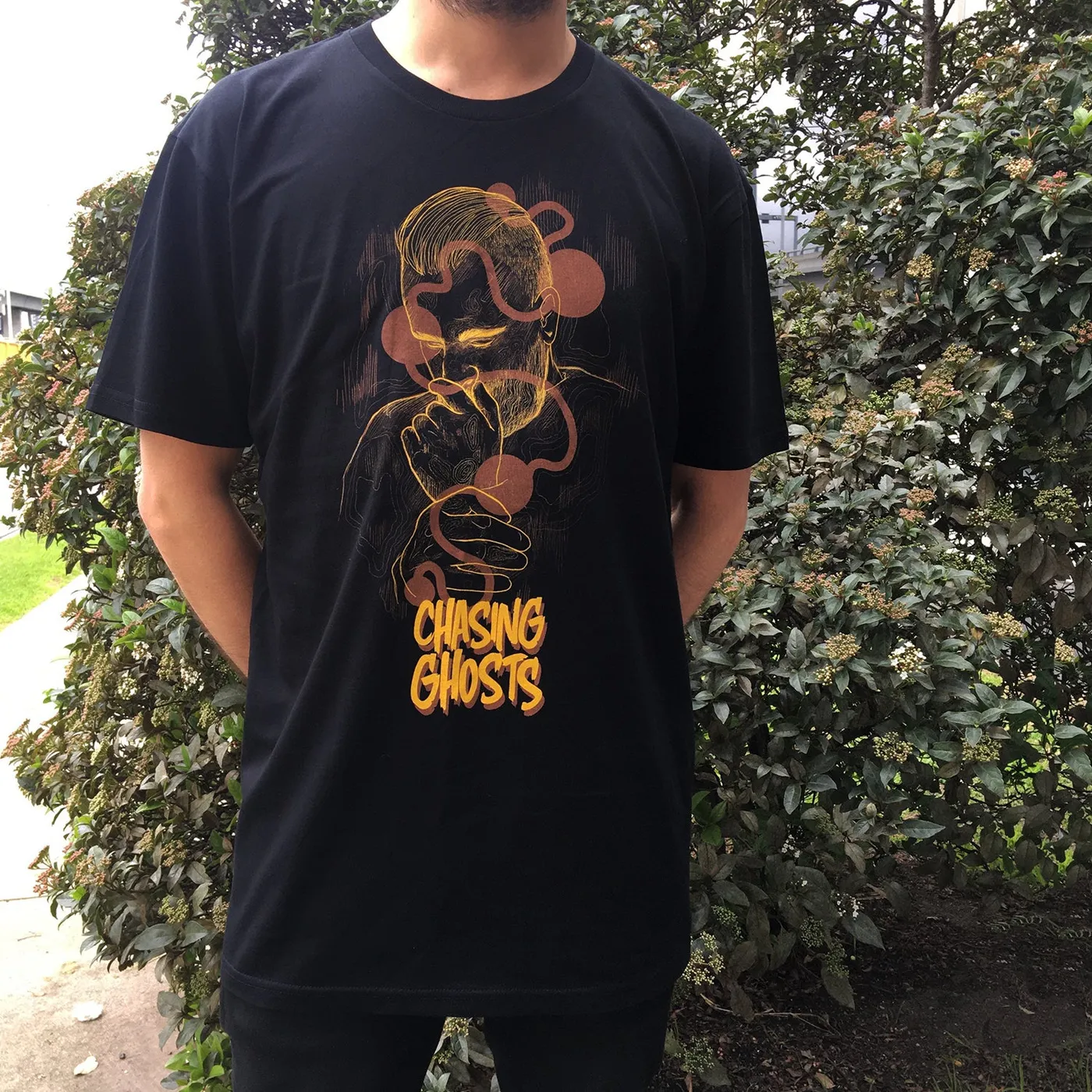 Chasing Ghosts Homelands Cover Tee (Black)
