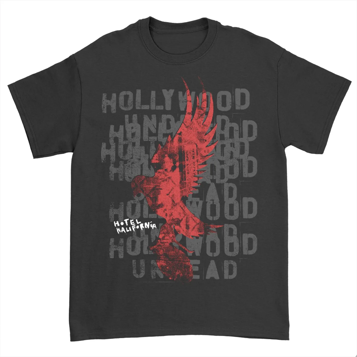 Hollywood Undead Dove & Grenade Stacked Logo Tee (Black)