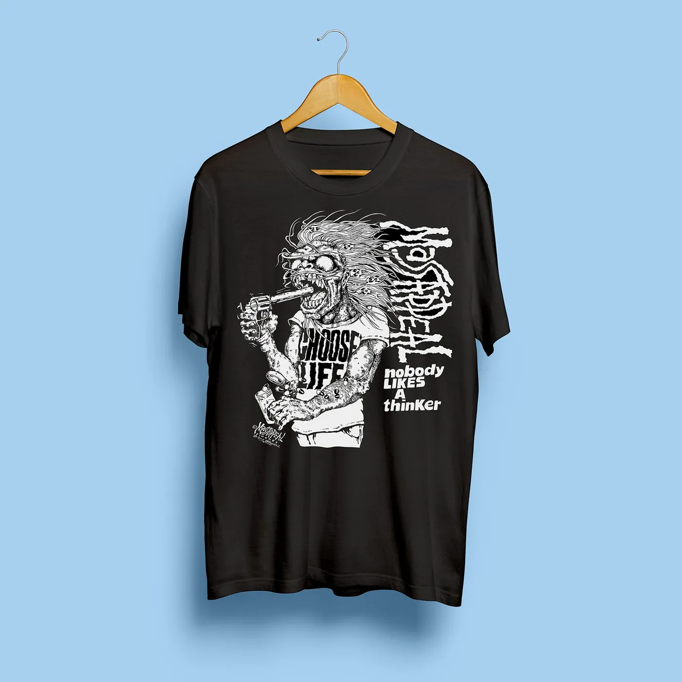 Massappeal Nobody Likes A Thinker T-Shirt (Black)