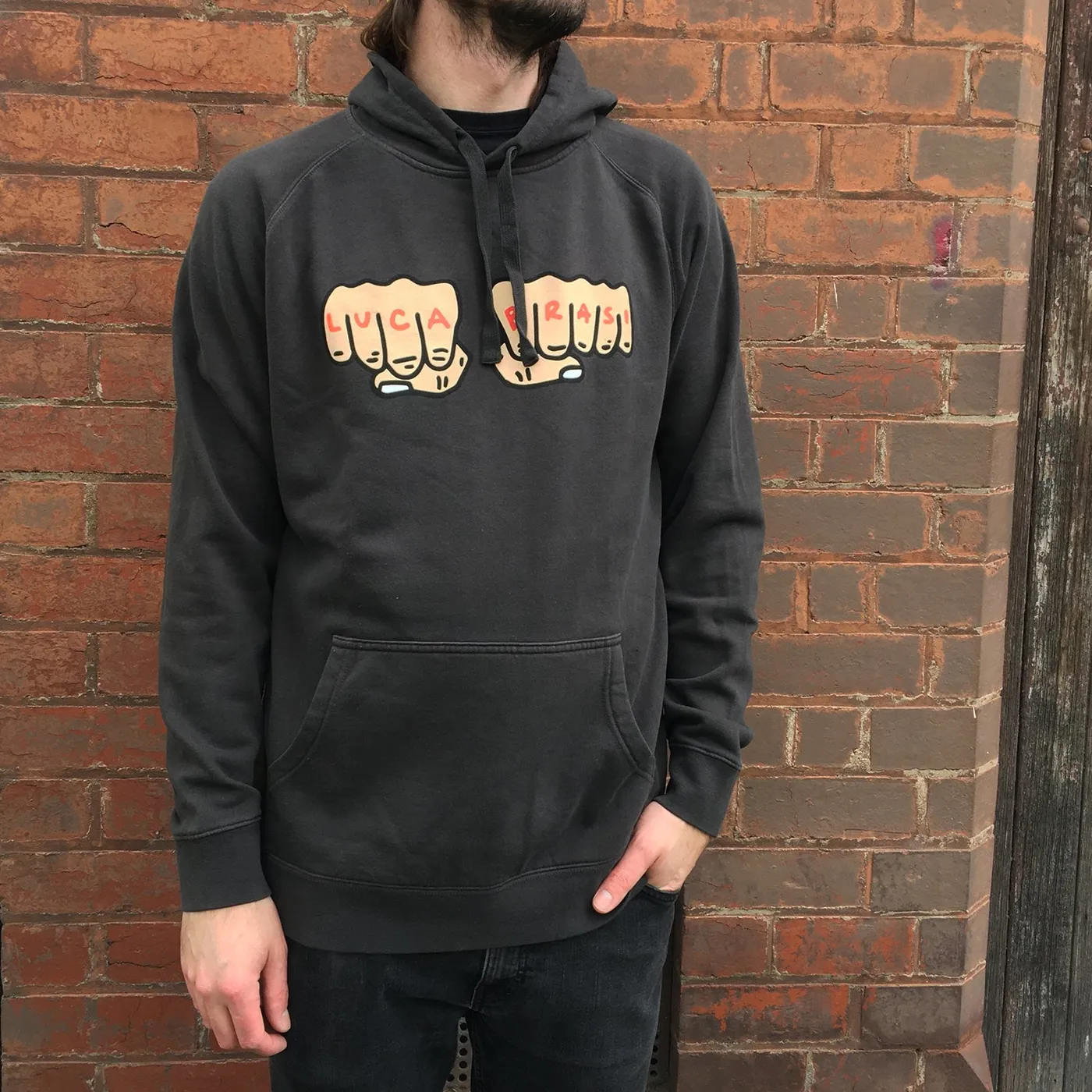 Luca Brasi Knux Hoodie (Faded Black)