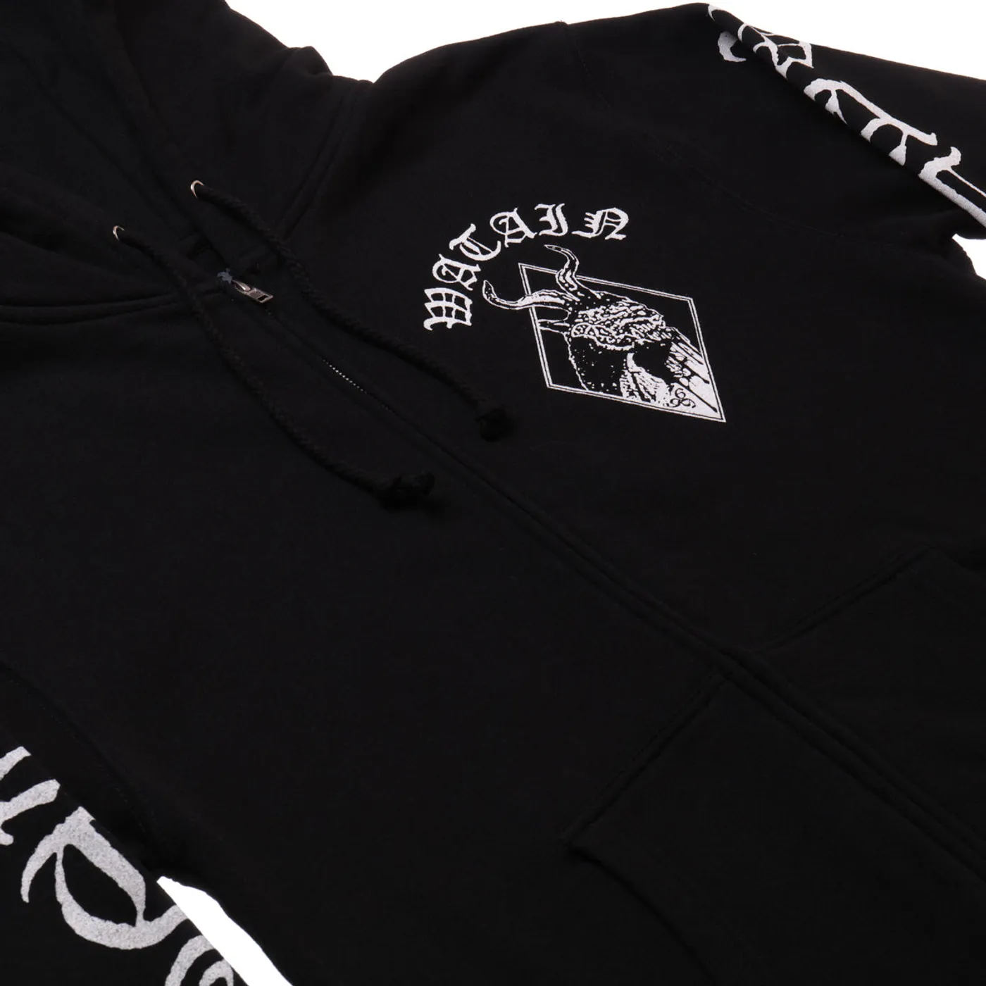 Watain Devilgod Zip Up Hoodie (Black)