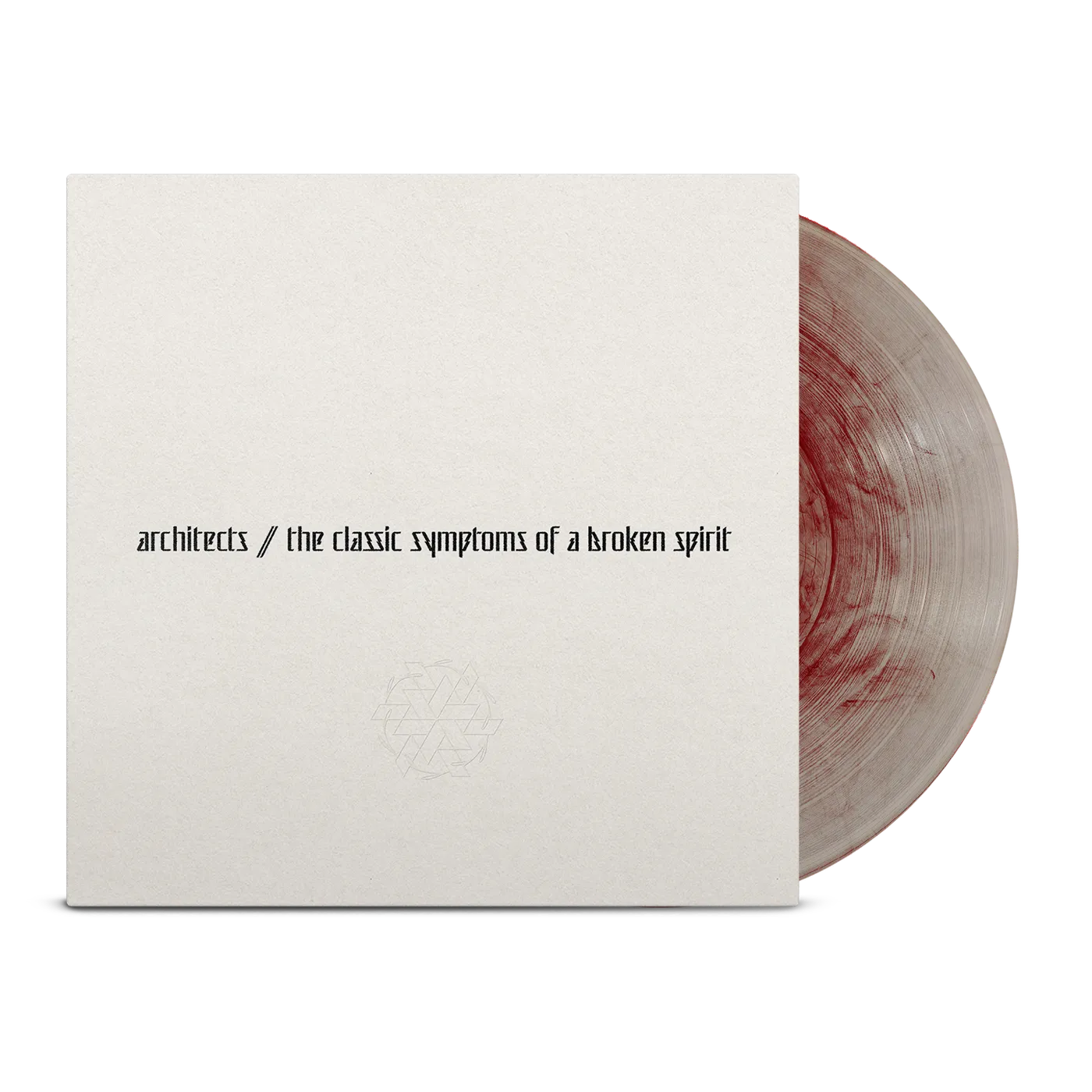 Architects the classic symptoms of a broken spirit LP (Clear w Red Smoke Vinyl)