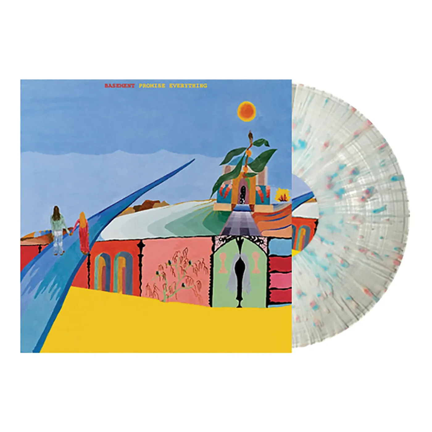 Basement Promise Everything LP (Clear w/ Pink & Blue Splatter Vinyl)