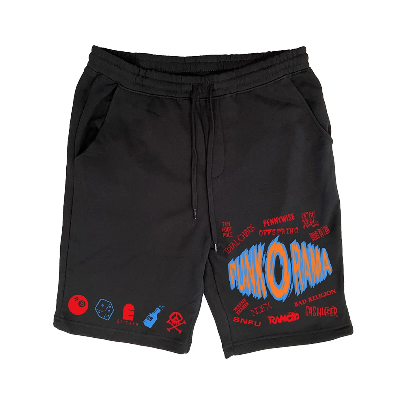 Punk O Rama Sweat Shorts (Black)