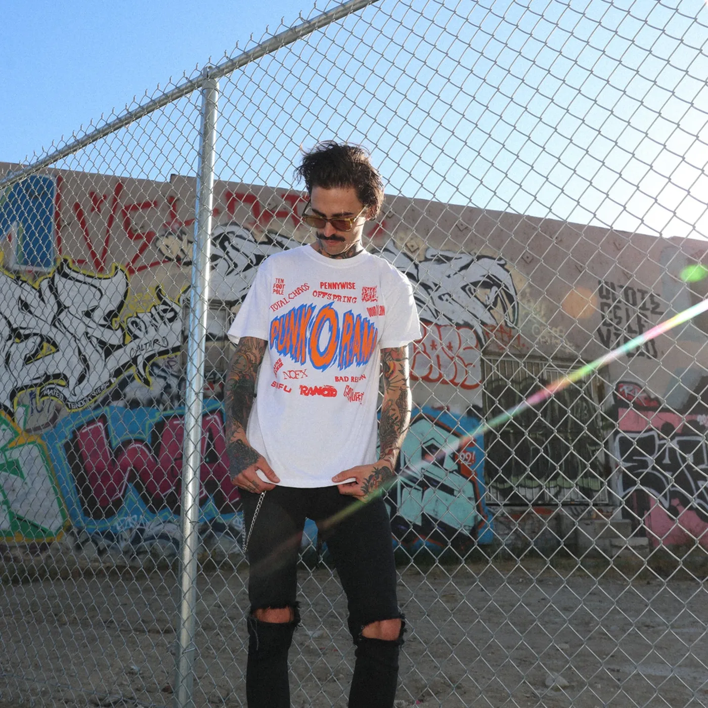 Punk O Rama Album Cover Tee (White)