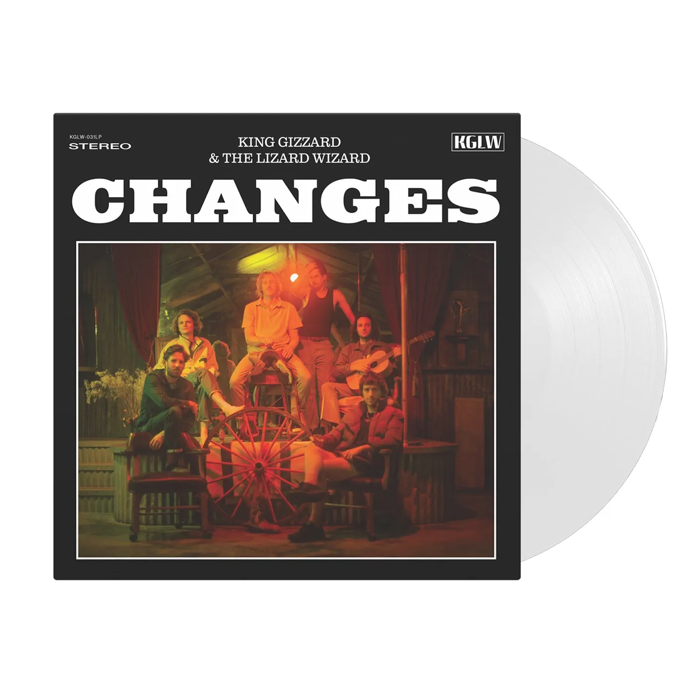 King Gizzard & The Lizard Wizard Changes LP (Tango Edition - White) (Vinyl)