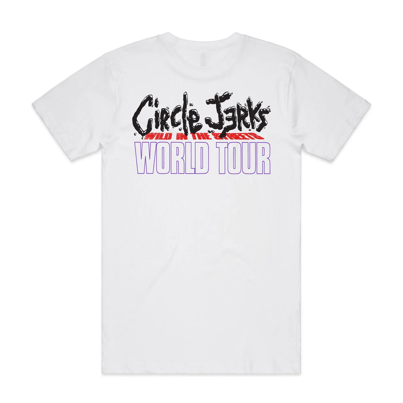 Circle Jerks Wild In The Streets World Tour Tee (White)