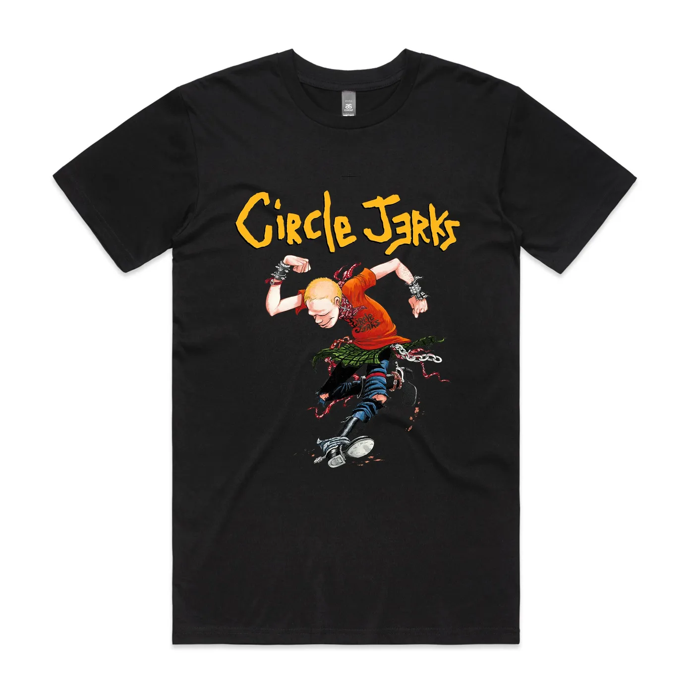Circle Jerks Full Colour Skankman Tee (Black)