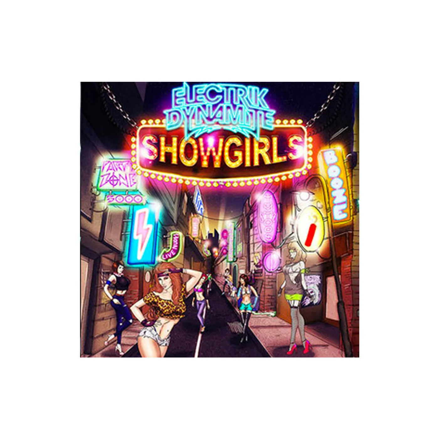 Electrik Dynamite Showgirls / Steel of Fortune 7" Vinyl (Orange)