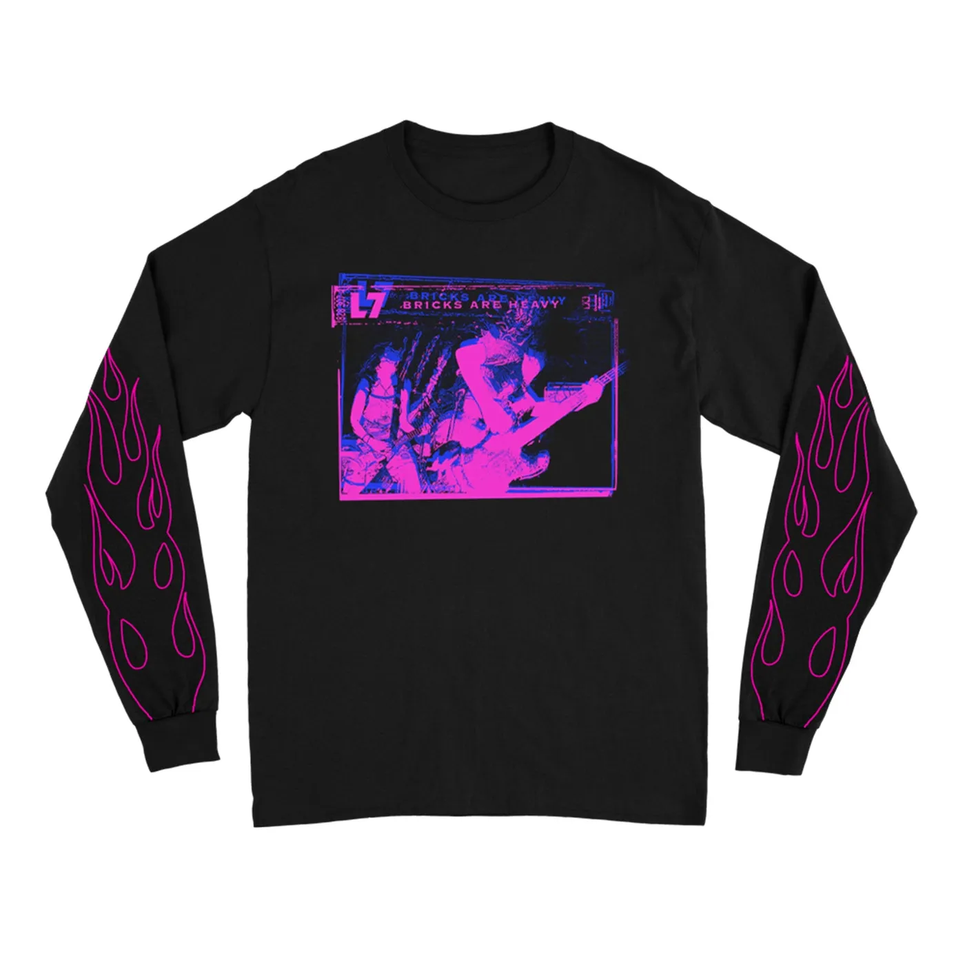 L7 Live Stack 3D Longsleeve (Black)