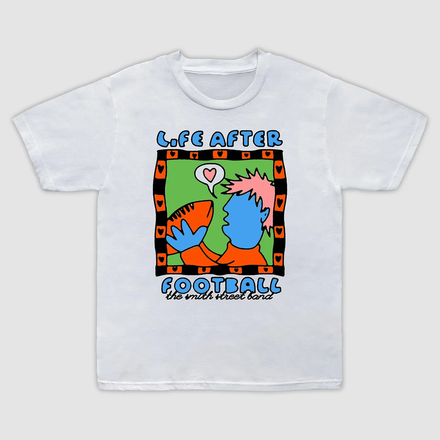 The Smith Street Band Life After Football T-Shirt (White)