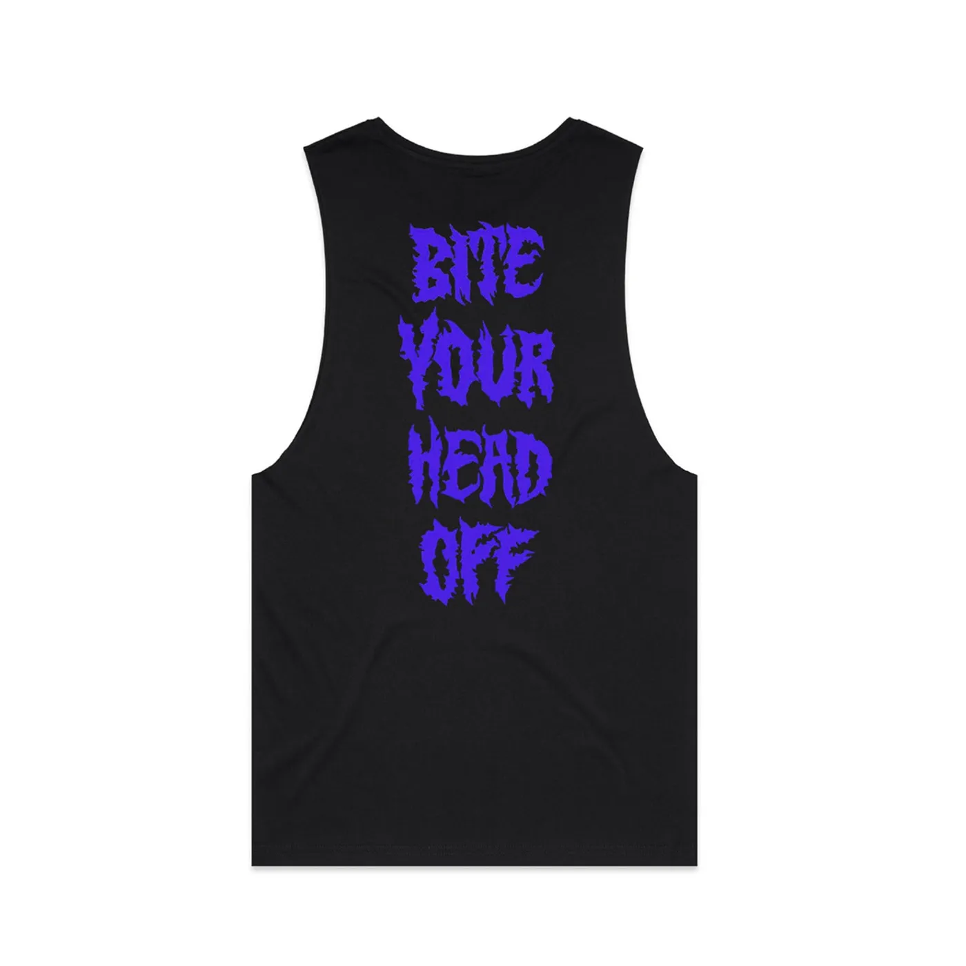 King Parrot Bite Your Head Off Purple Tank (Black)