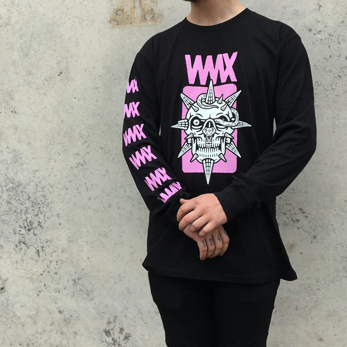 WAAX Snake Skull Longsleeve (Black)