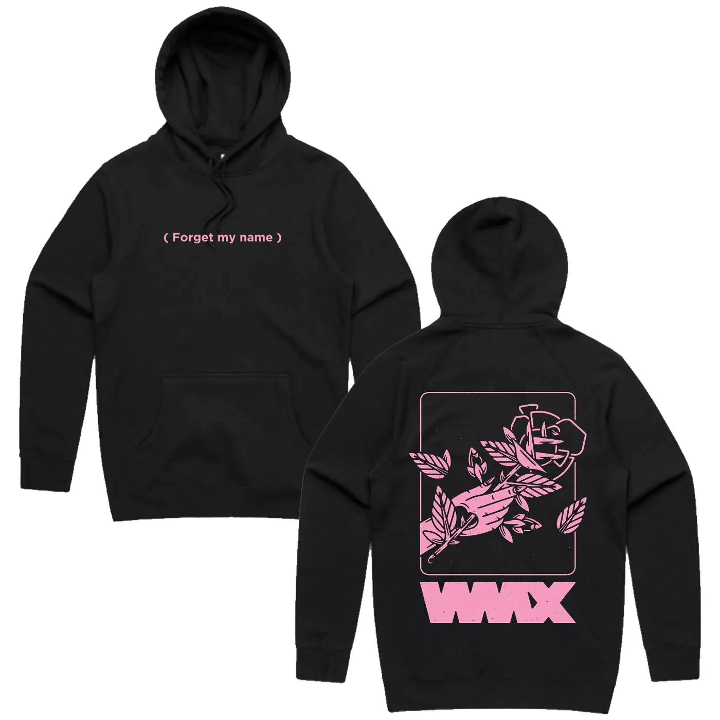 WAAX Forget My Name Hoodie (Black)