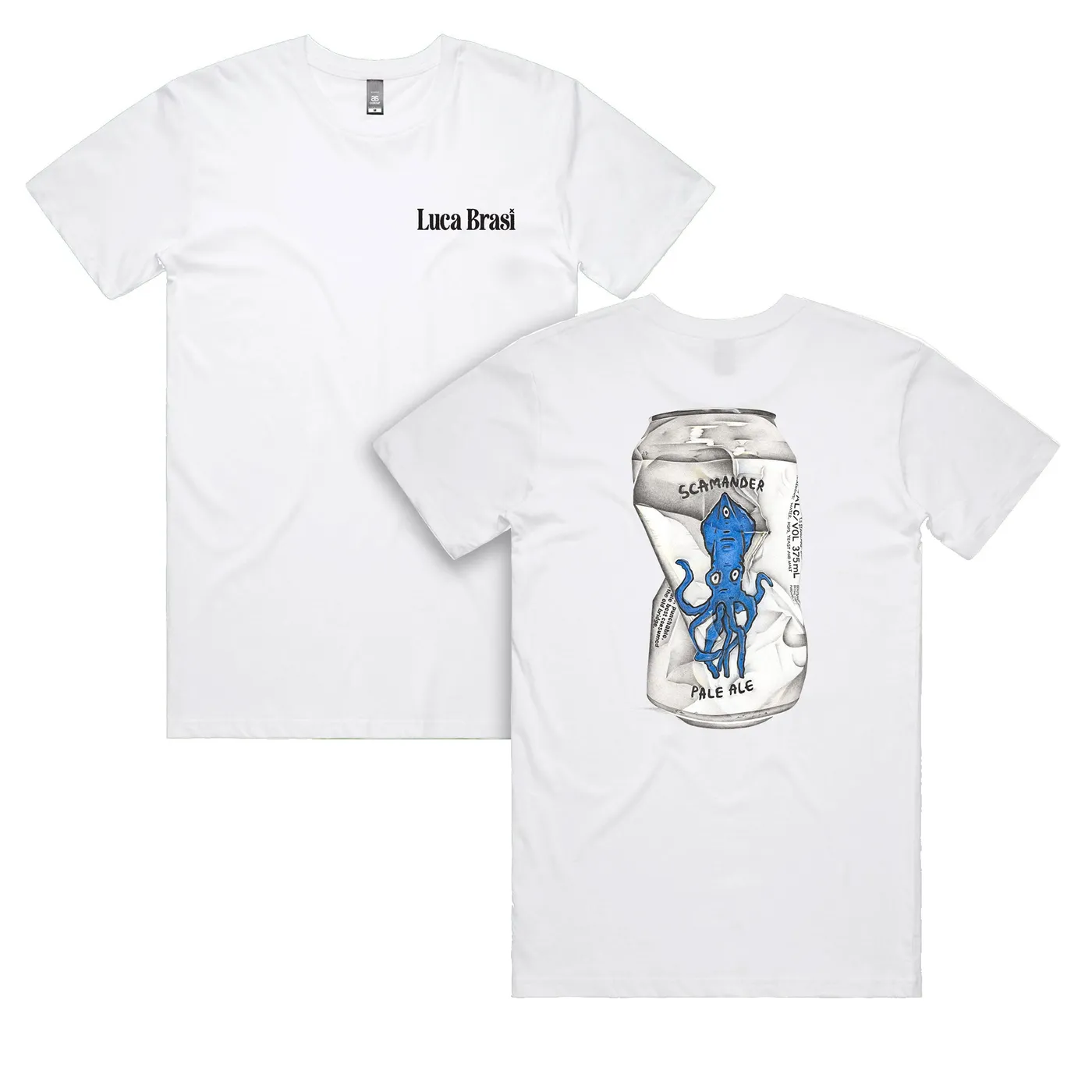 Luca Brasi Squid Tee (White)