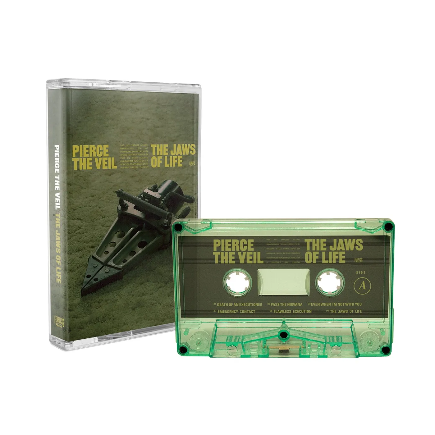 Pierce The Veil The Jaws Of Life Cassette (Mint Green)