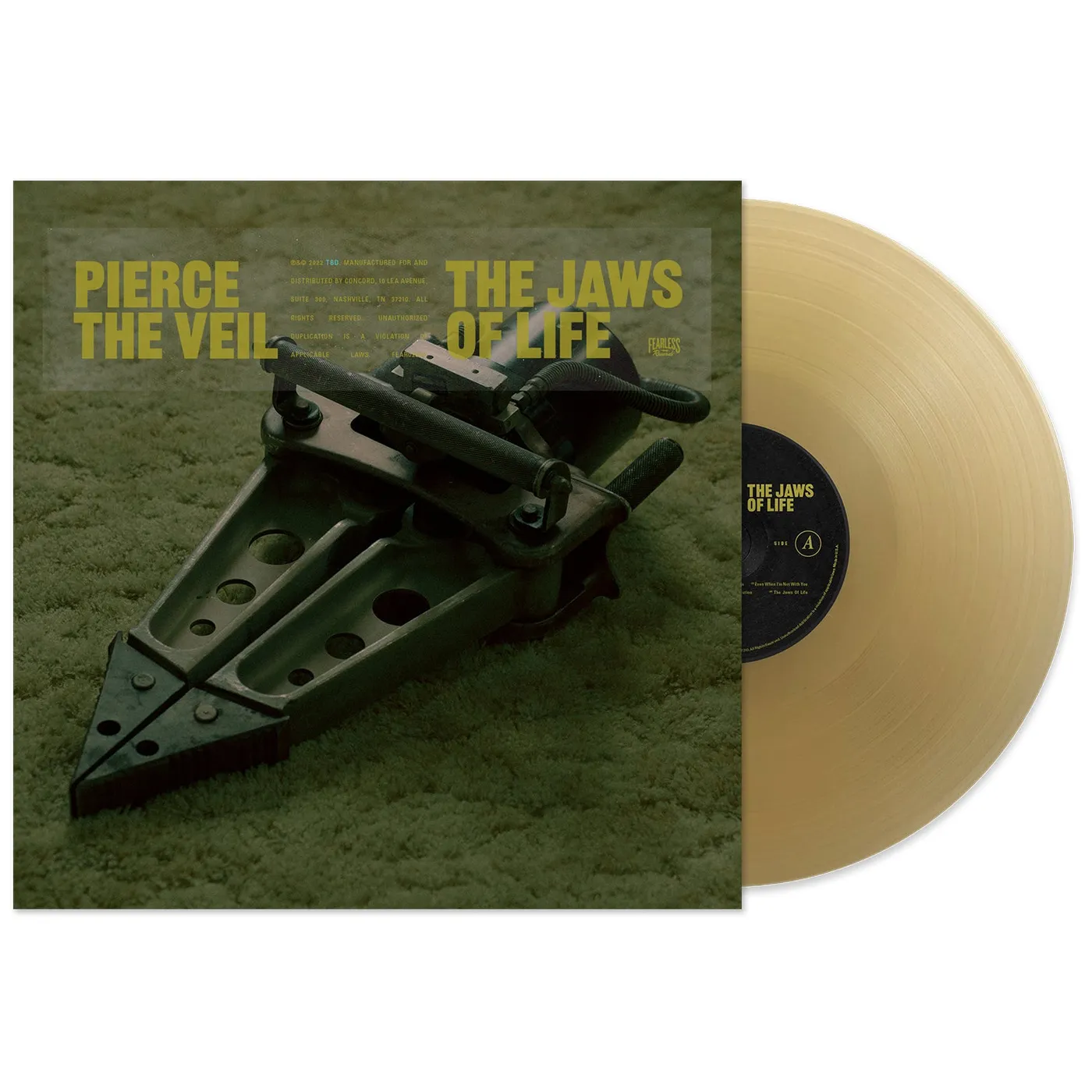 Pierce The Veil The Jaws Of Life LP (Tan Vinyl)