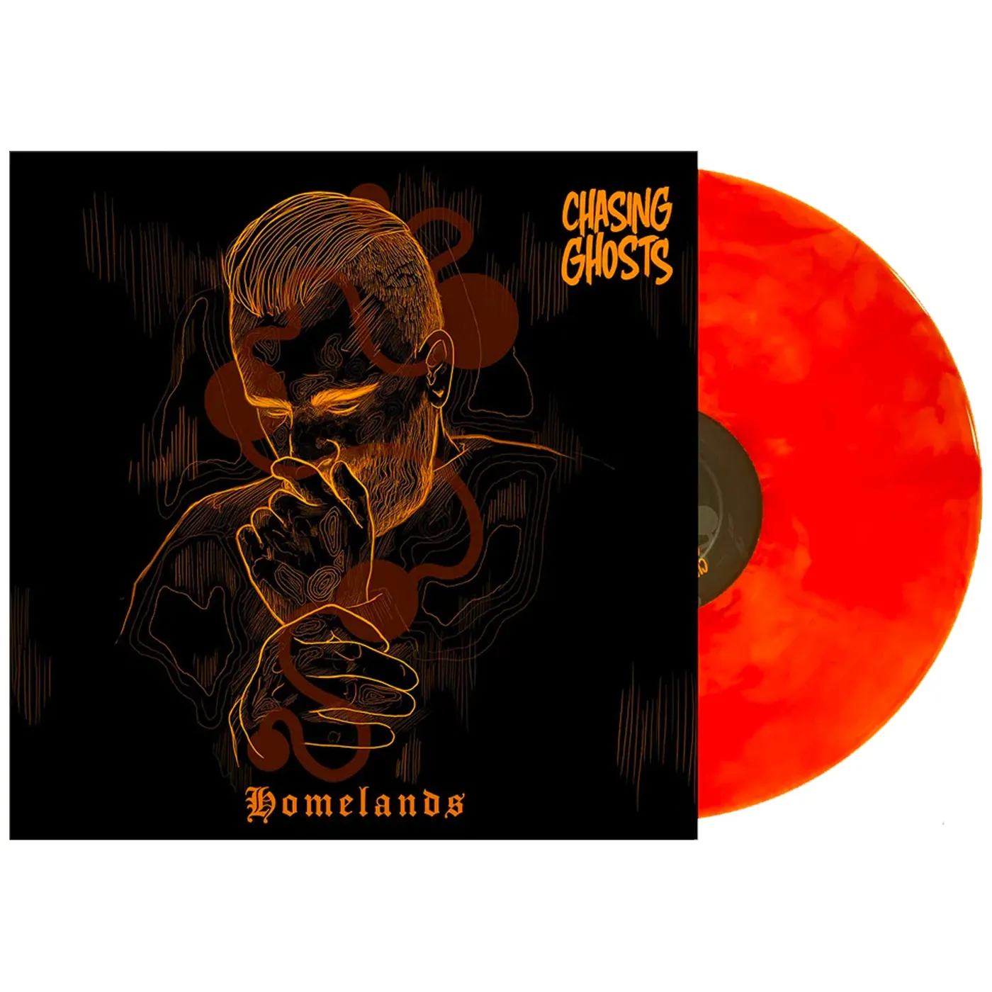 Chasing Ghosts Homelands Vinyl (Red & Yellow Marble)