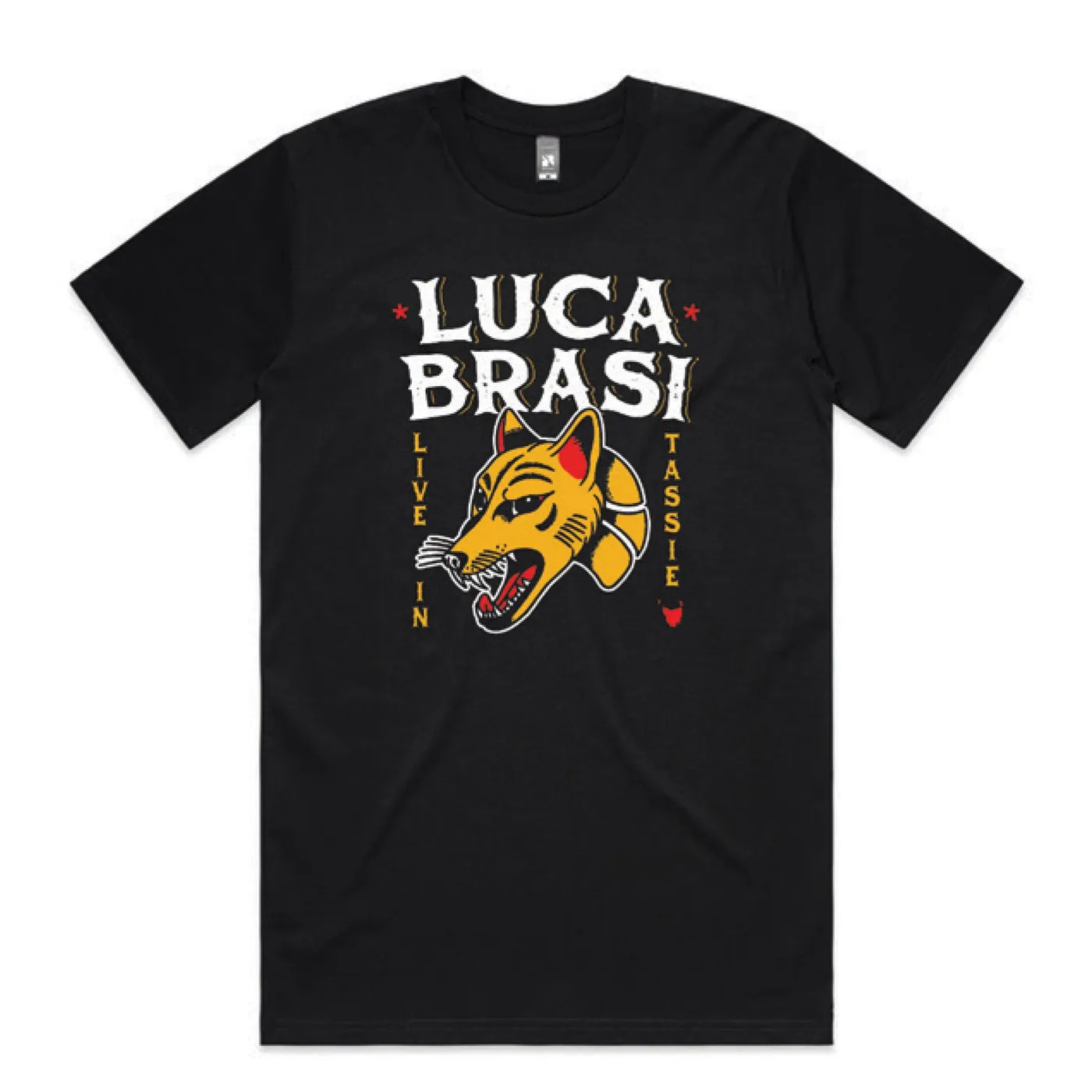 Luca Brasi Live In Tassie Tee (Black)