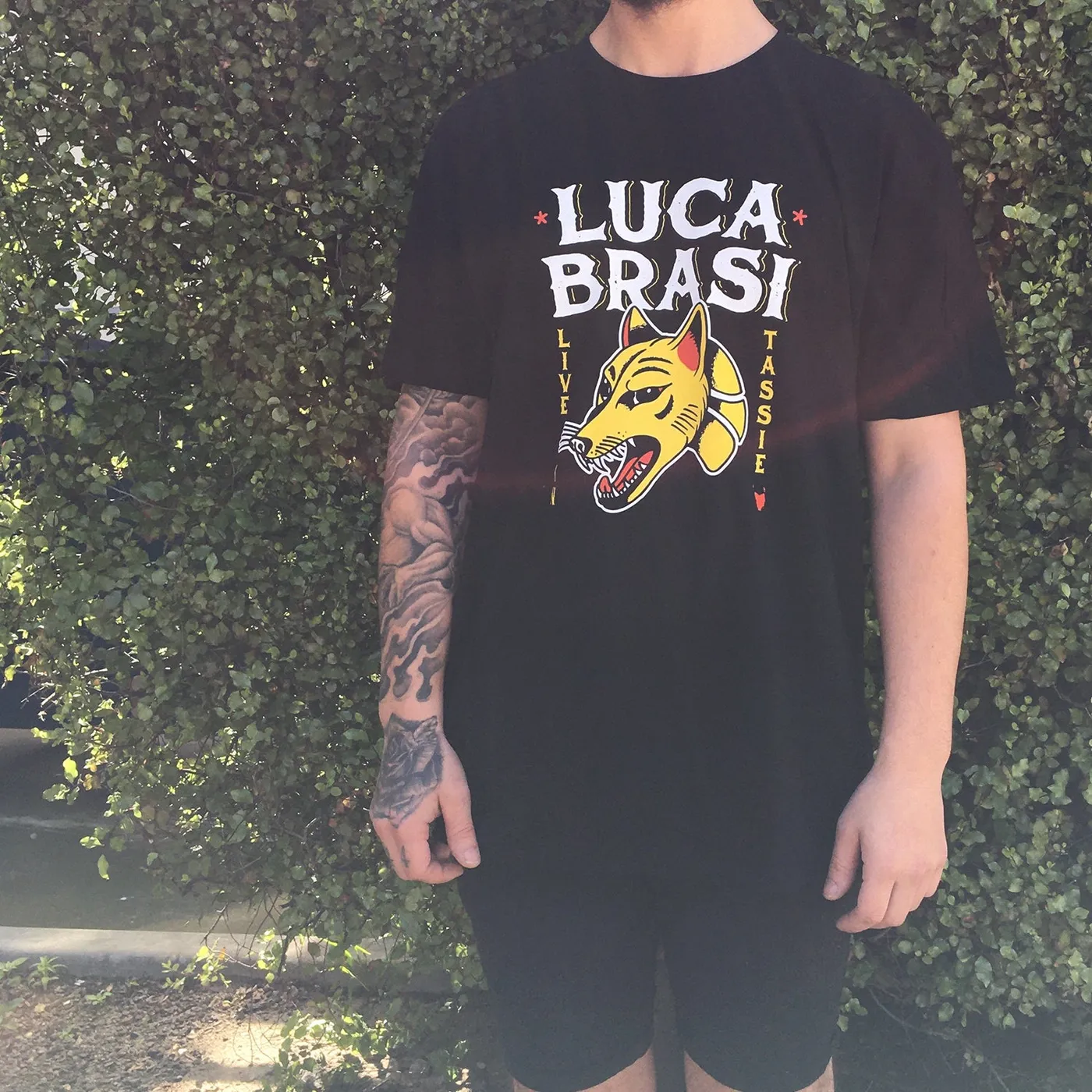 Luca Brasi Live In Tassie Tee (Black)