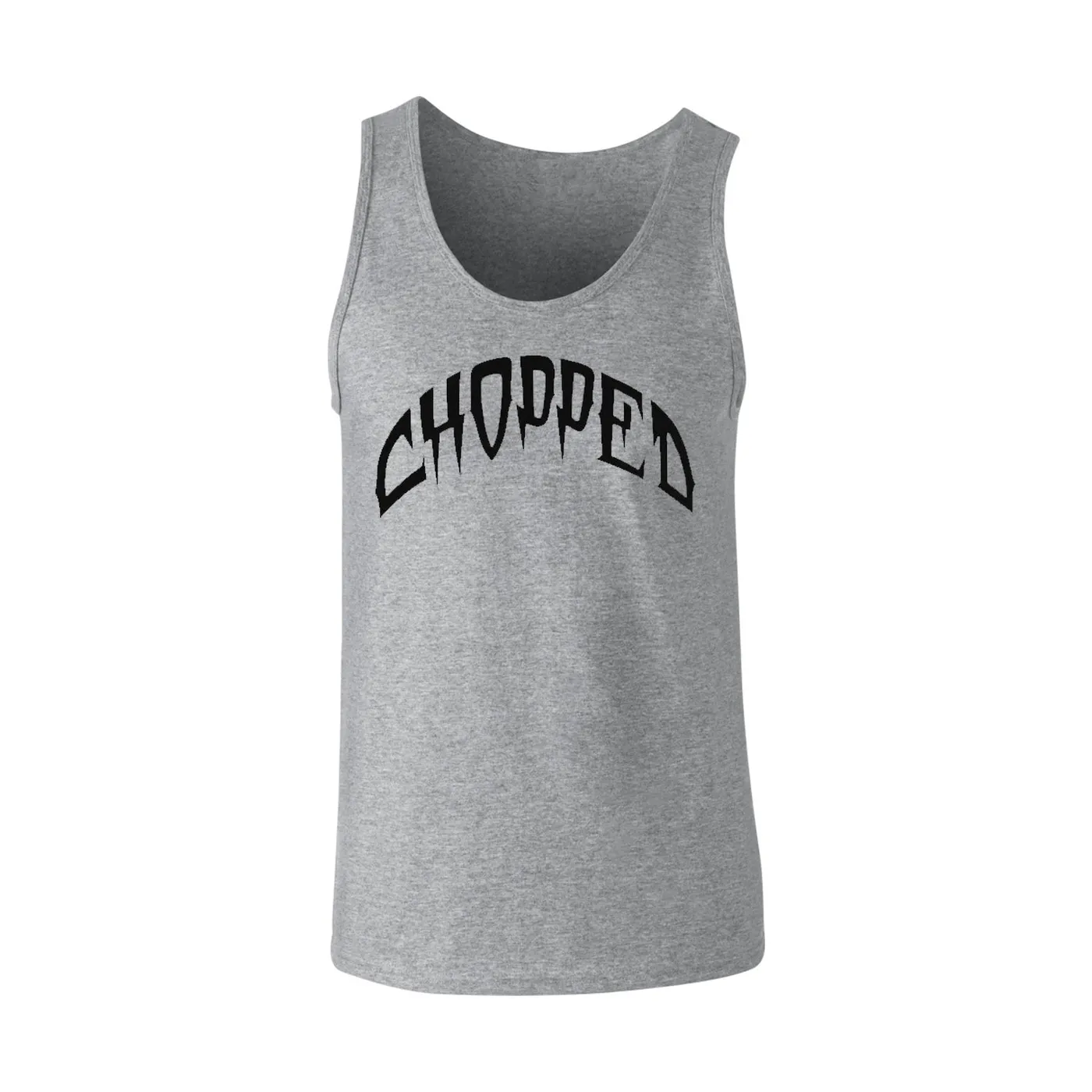 Chopped Logo Womens Tank (Grey Marle)