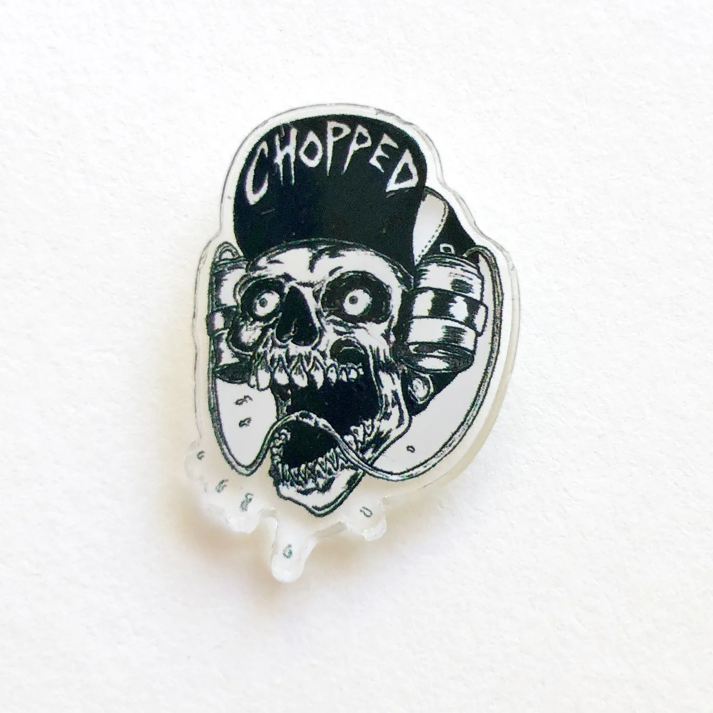 Chopped Chopp'A'ramA Beer Skul Pin