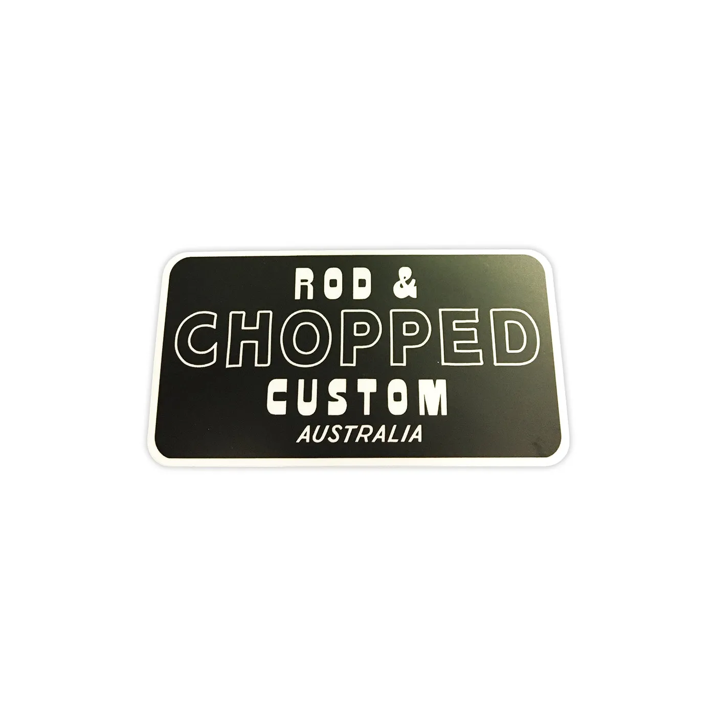 Chopped Rod & Custom Sticker