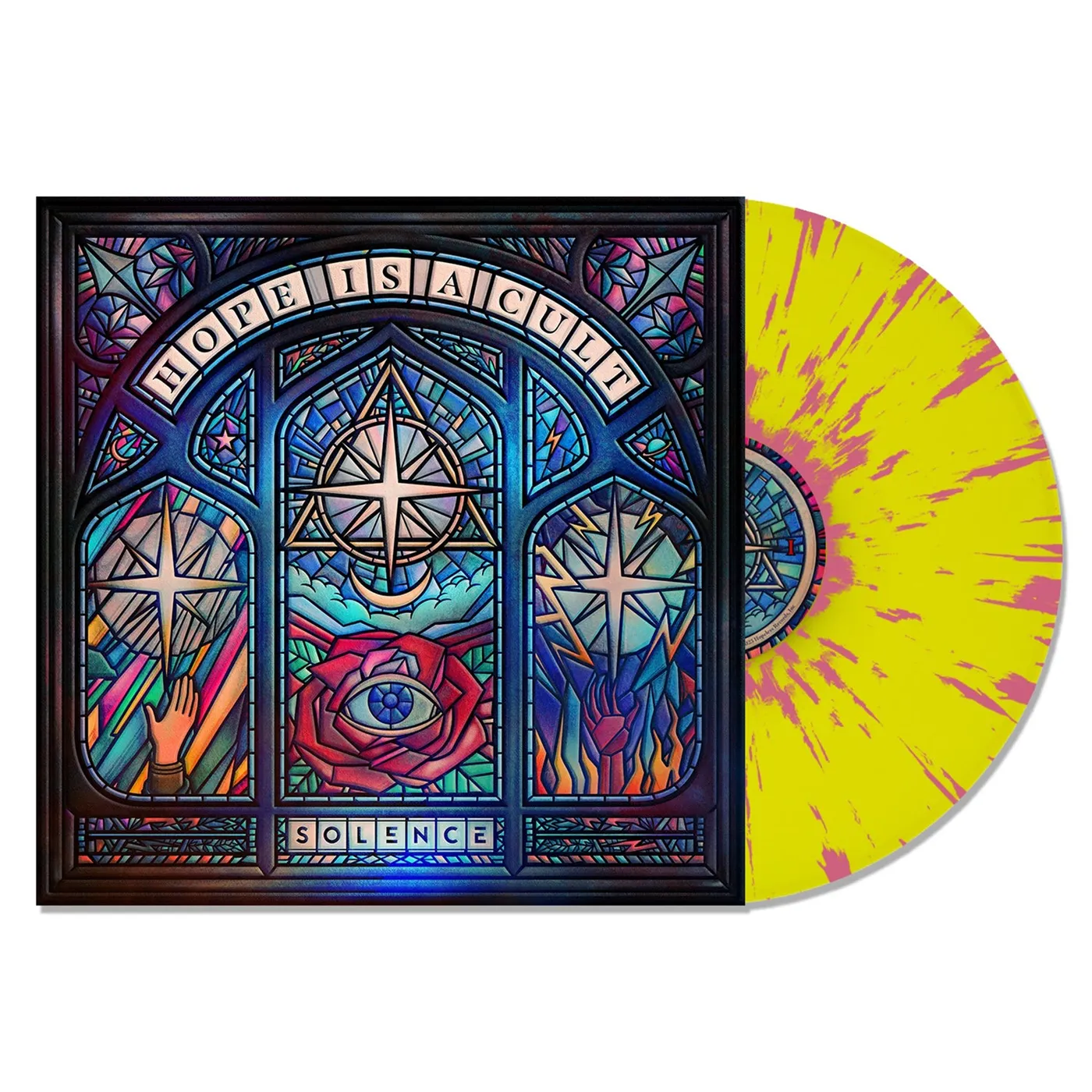 Solence Hope is a Cult LP (Yellow w/ Pink Splatter Vinyl)
