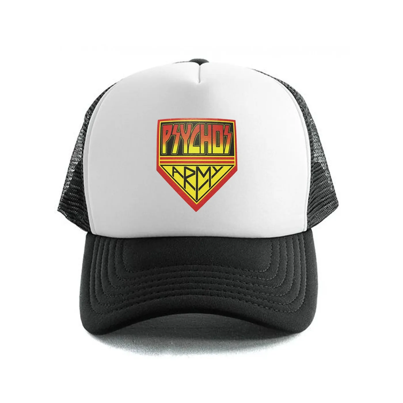 Cosmic Psychos Psychos Army Trucker Hat