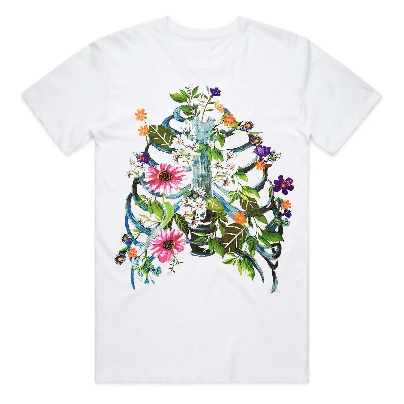Vera Blue Mercurial Flower Vase T-shirt (White)