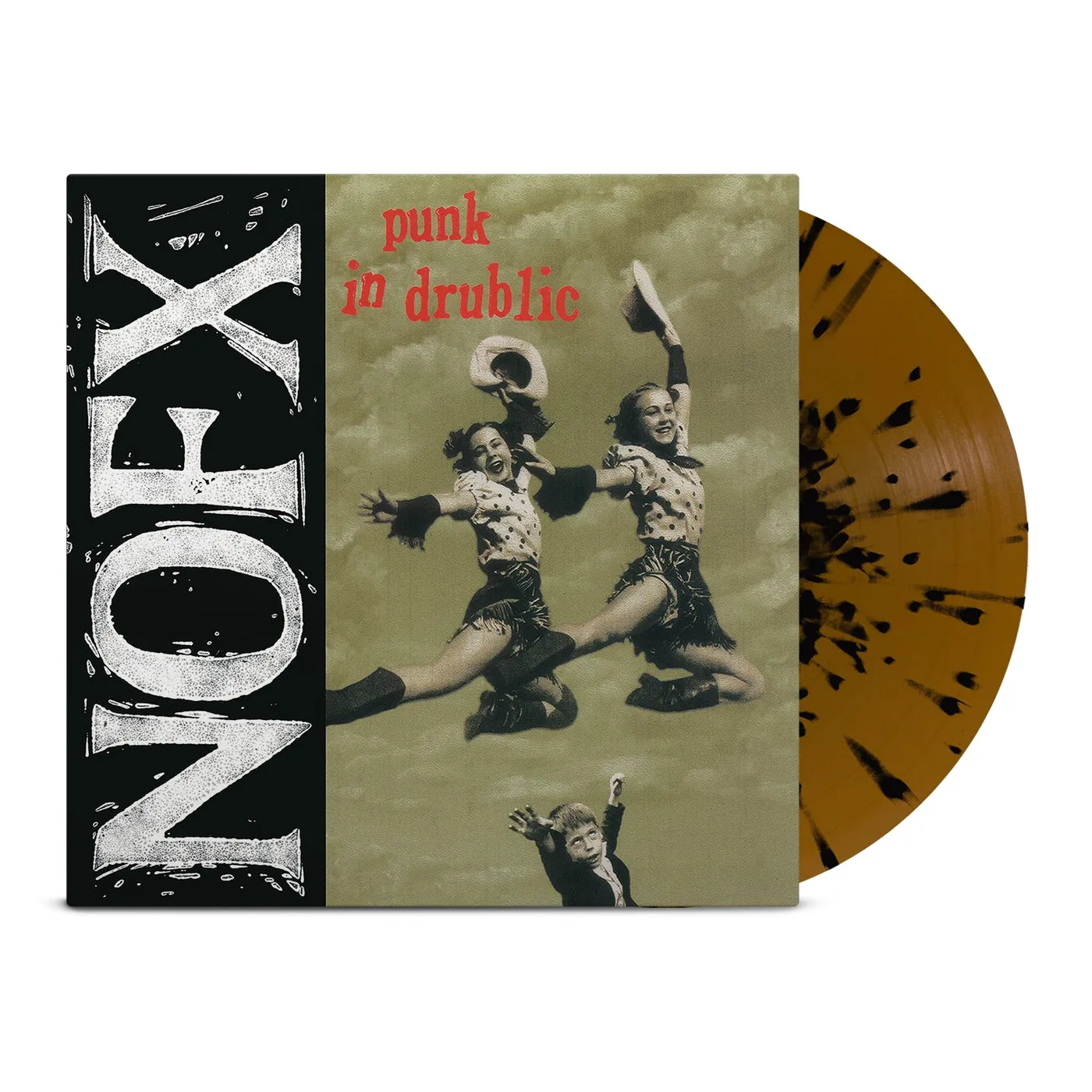 NOFX Punk In Drublic LP (Gold & Black Splatter Vinyl - AUS Exclusive)