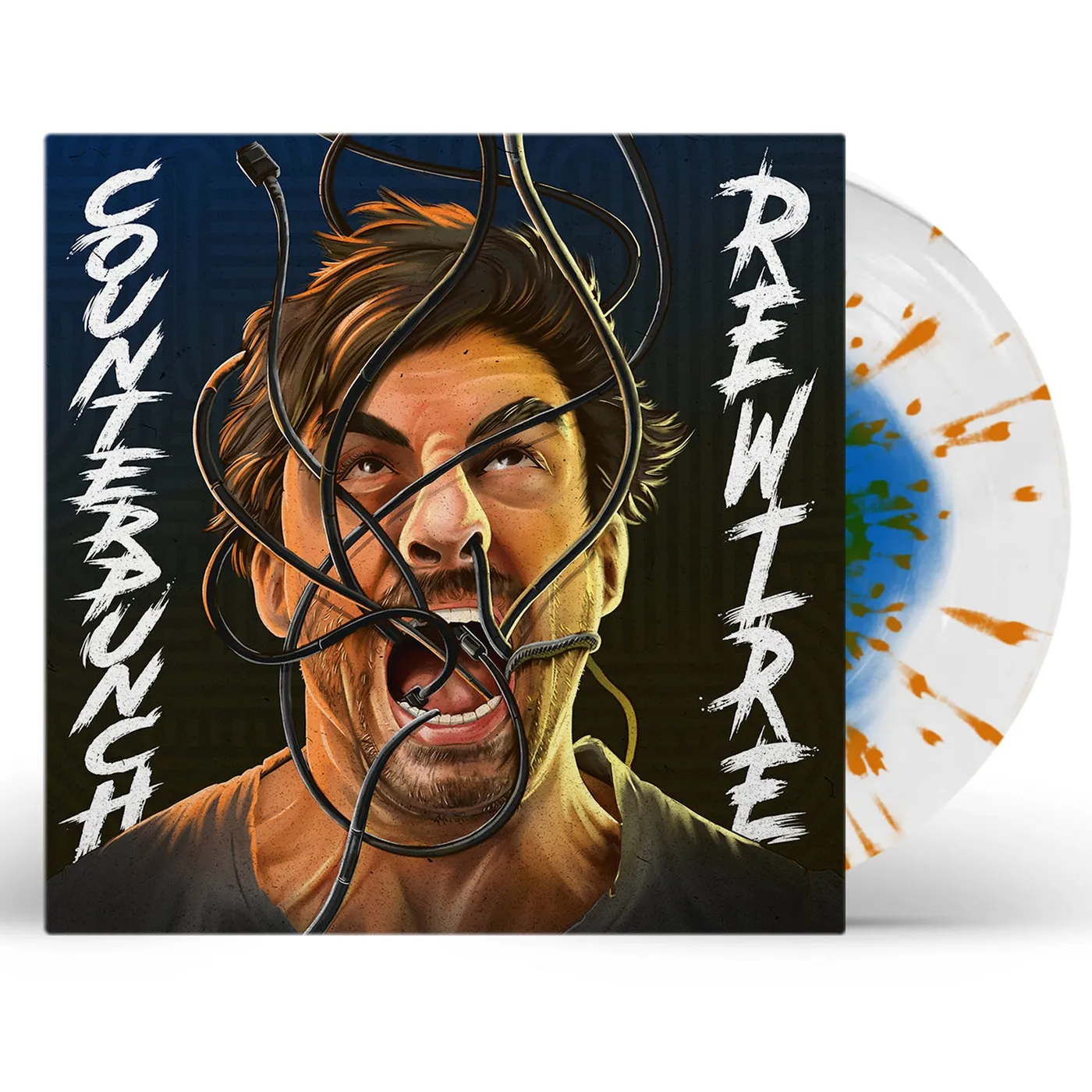 Counterpunch Rewire LP (Ultra Clear with Blue Blob and Orange Splatter Vinyl)