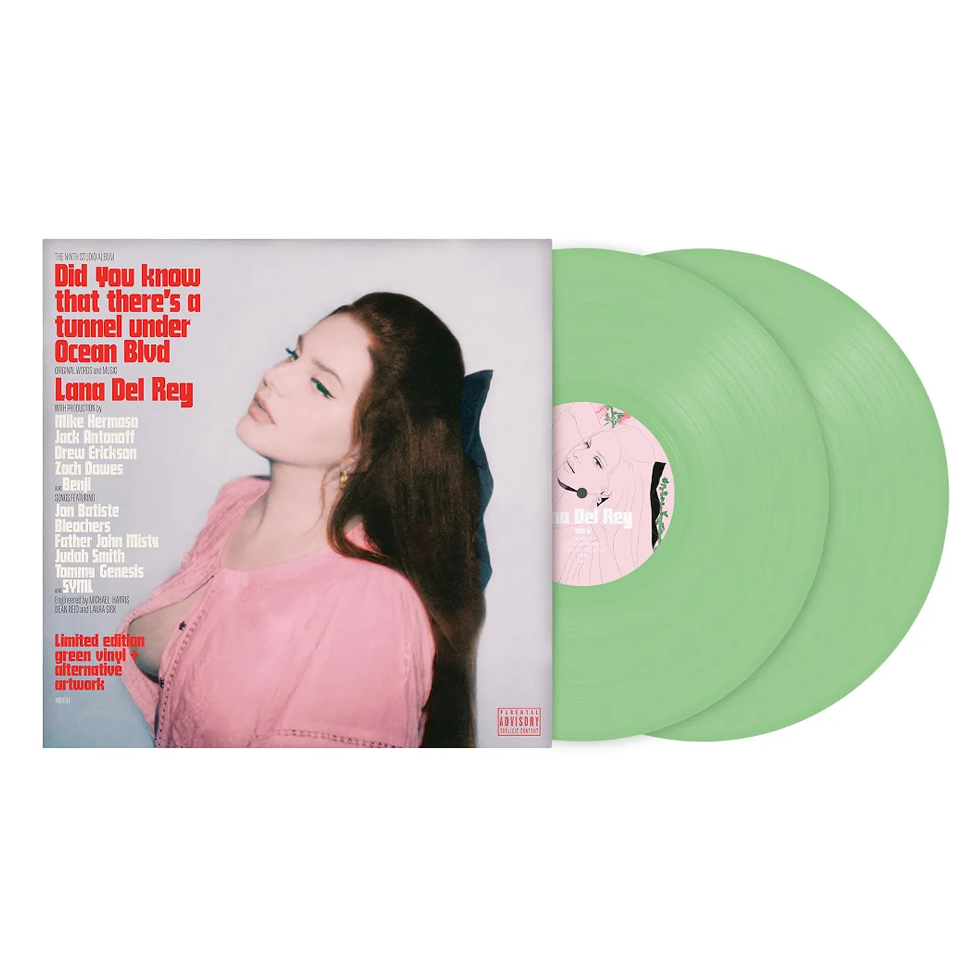 Lana Del Rey Did you know that there’s a tunnel under Ocean Blvd 2LP (Green Vinyl)