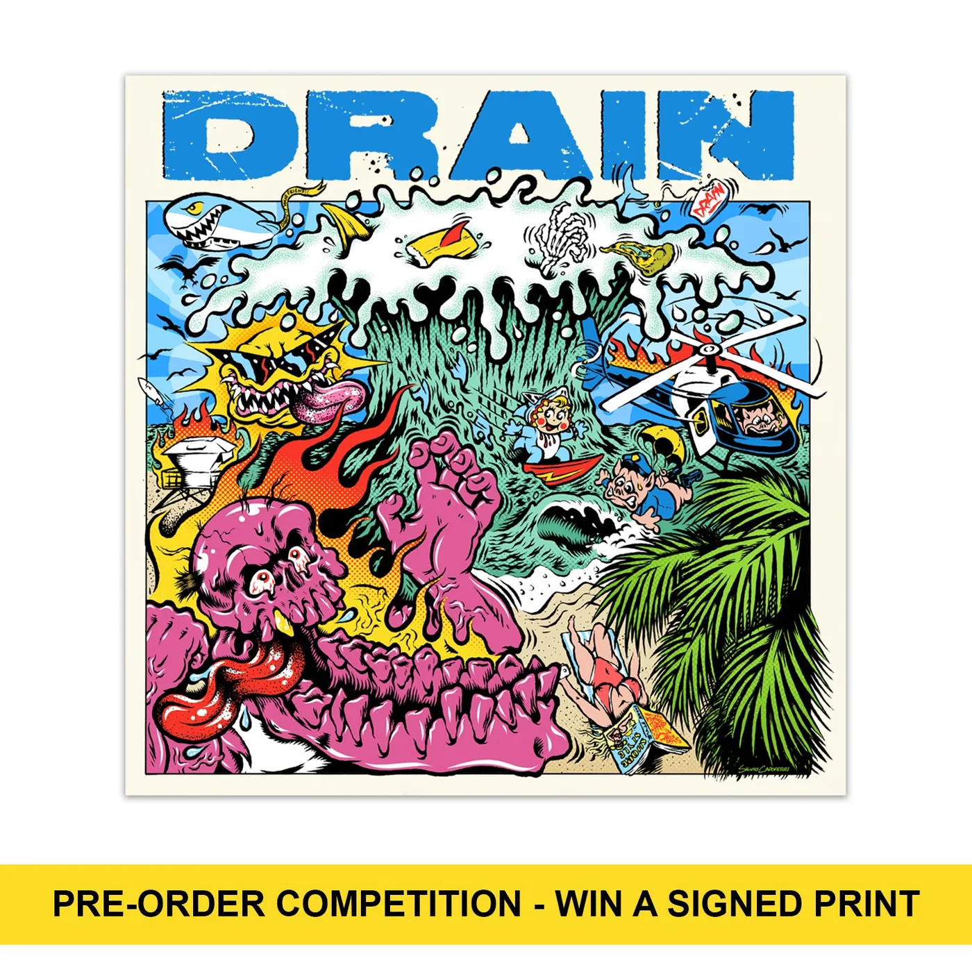 DRAIN Living Proof LP (Black Vinyl)