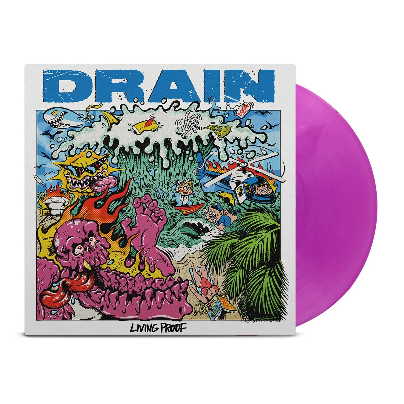 DRAIN Living Proof LP (Opaque Purple Vinyl)
