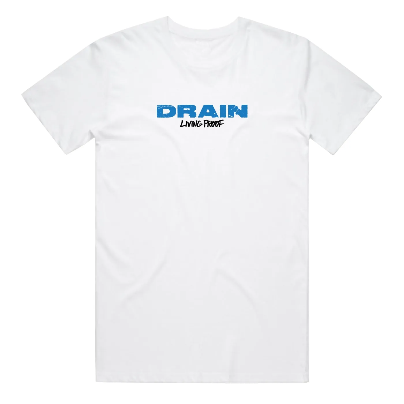 DRAIN Living Proof T-Shirt (White)