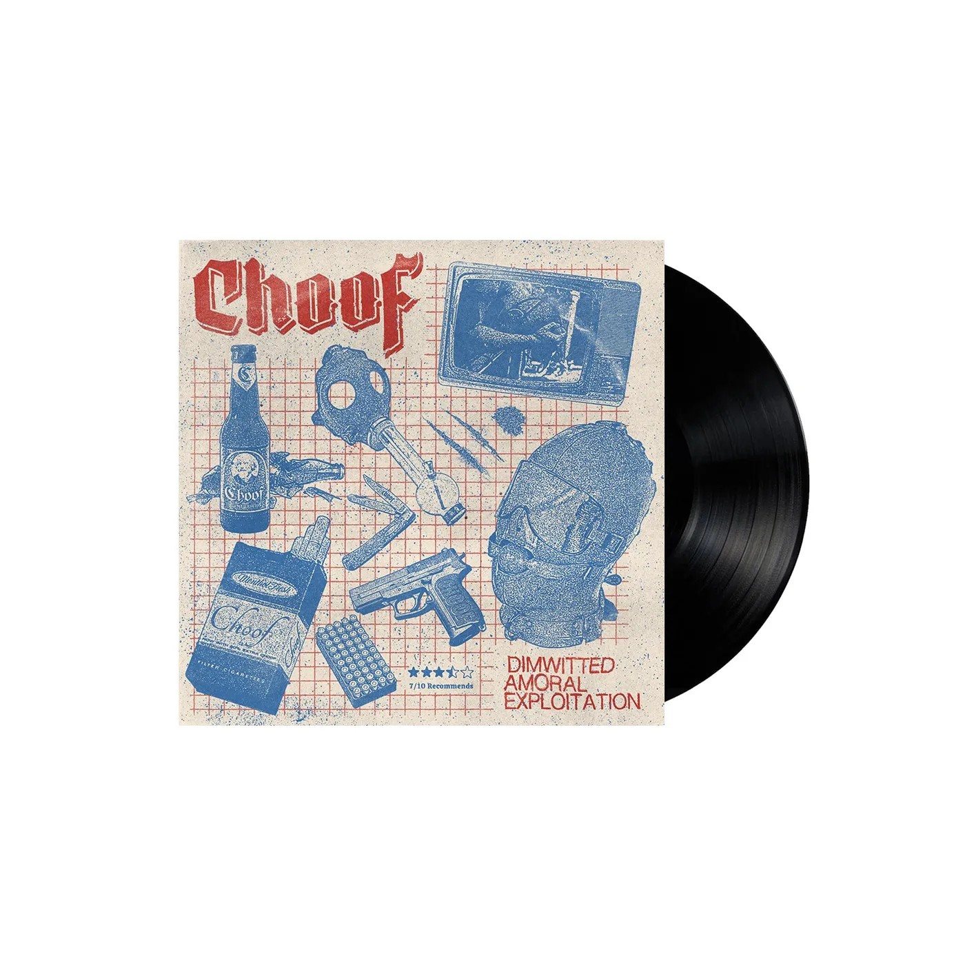 Choof Dimwitted Amoral Exploitation 10" (Black Vinyl)