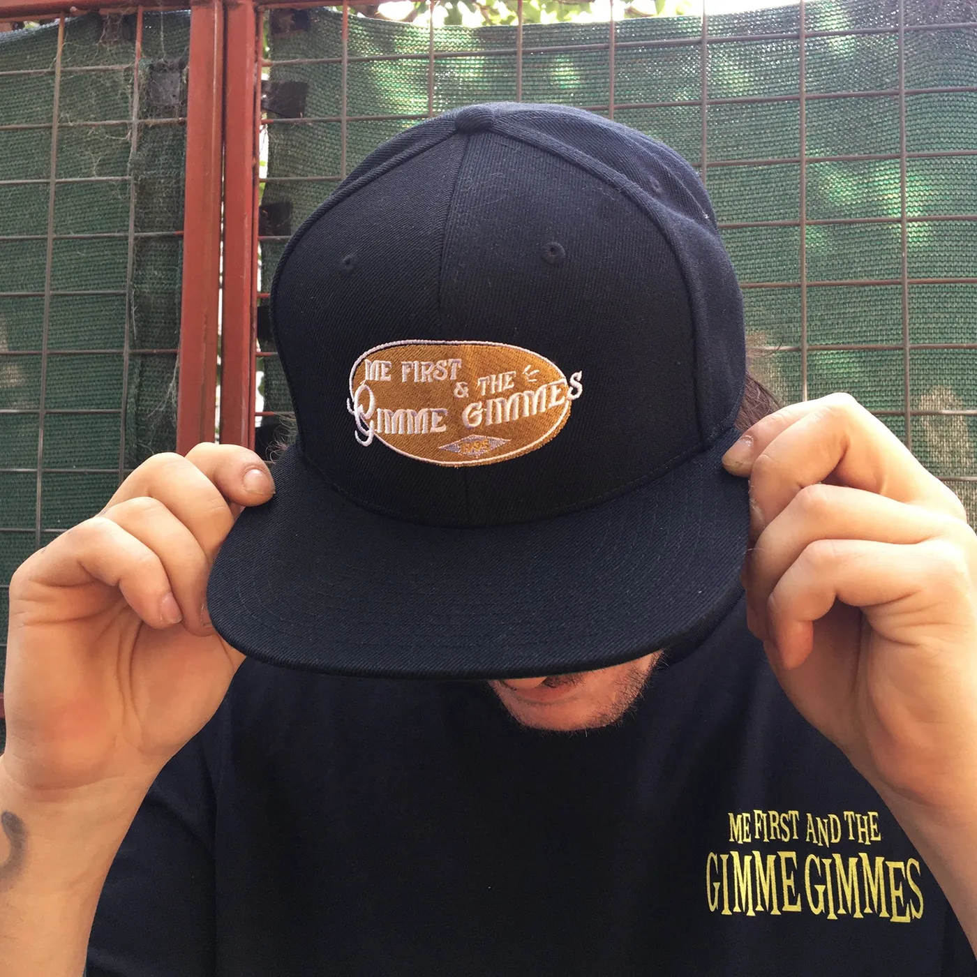 Me First and the Gimme Gimmes 1995 Snapback Hat (Black)