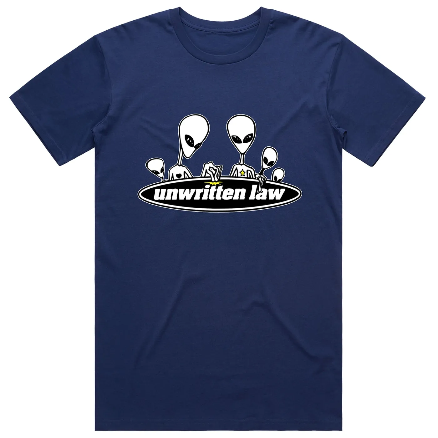 Unwritten Law Aliens T-Shirt (Navy)