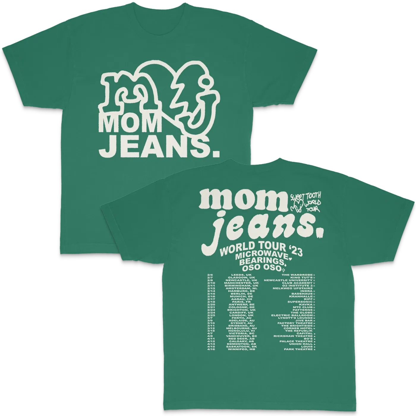 Mom Jeans. Poster T-Shirt (Sage)