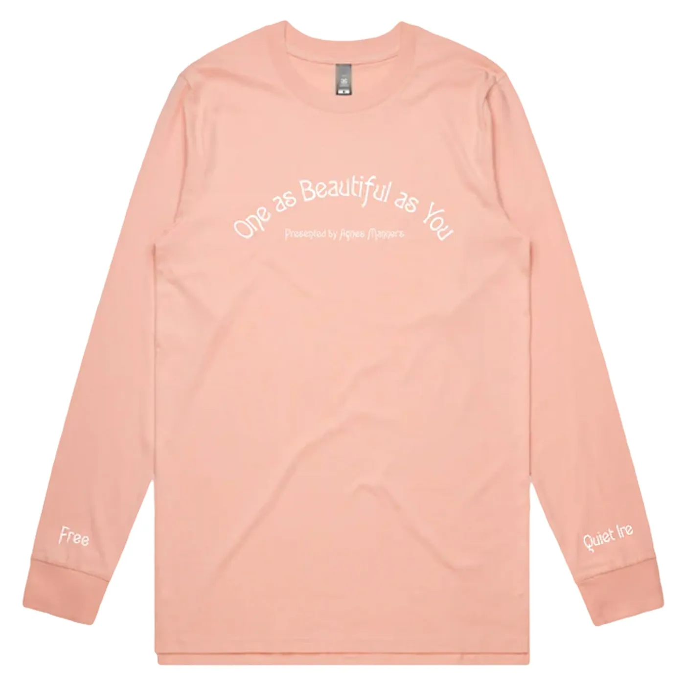 Agnes Manners One As Beautiful As You Longsleeve (Pale Pink)