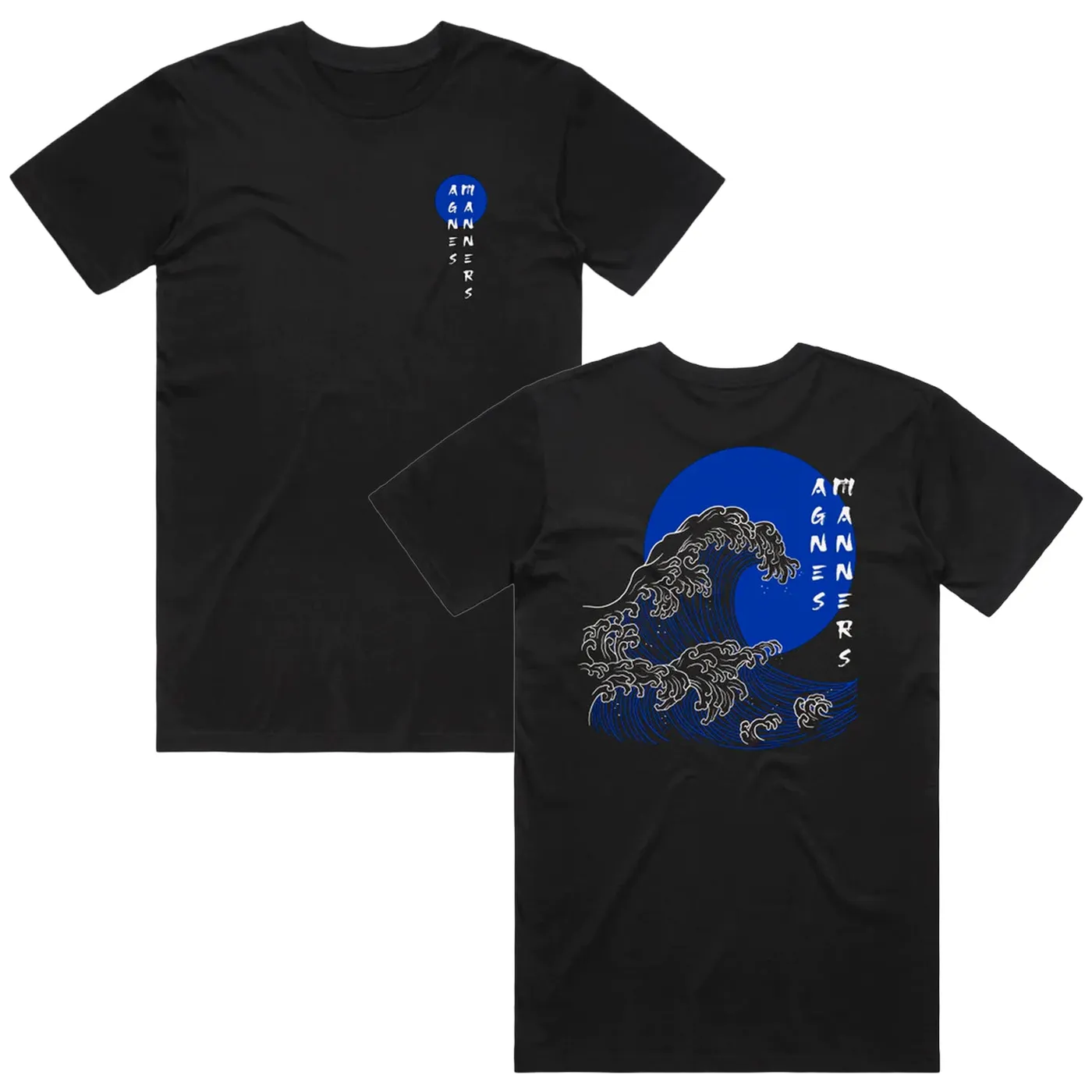 Agnes Manners Wave Tee (Black)