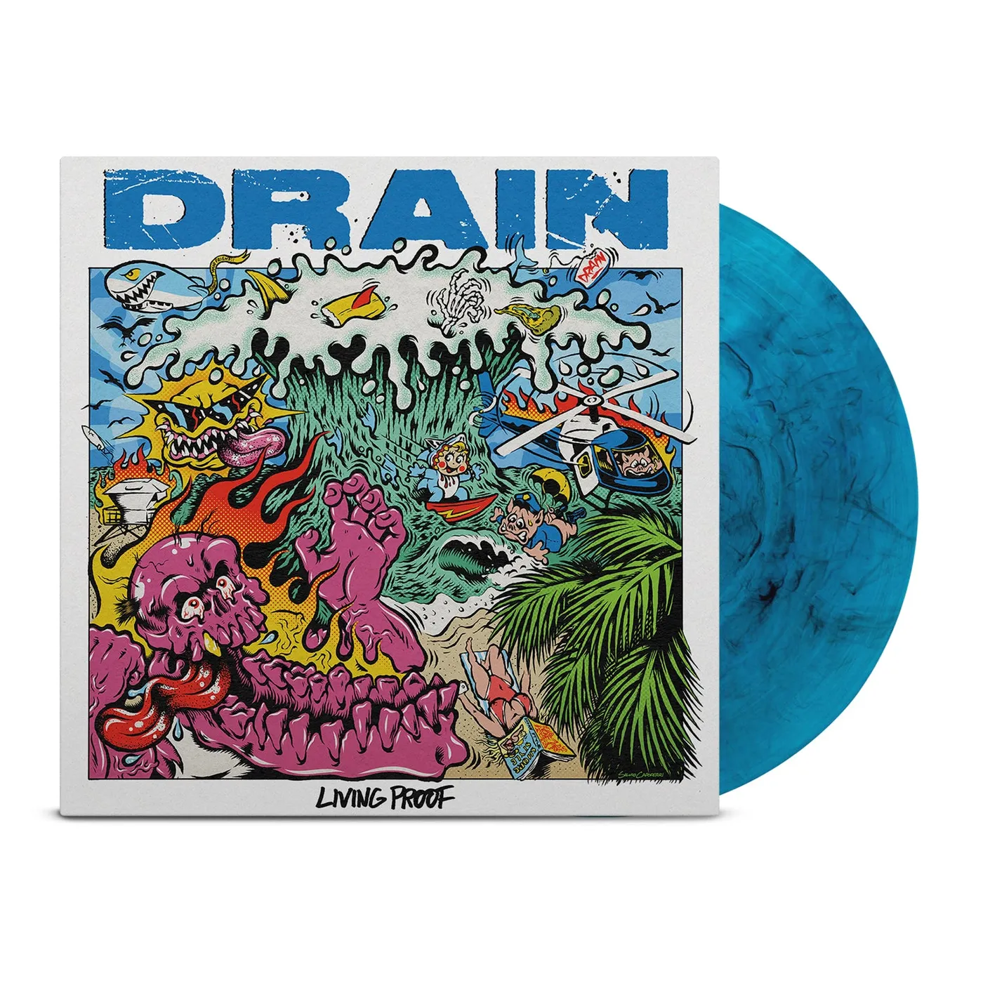 DRAIN Living Proof LP (Translucent Blue Vinyl)