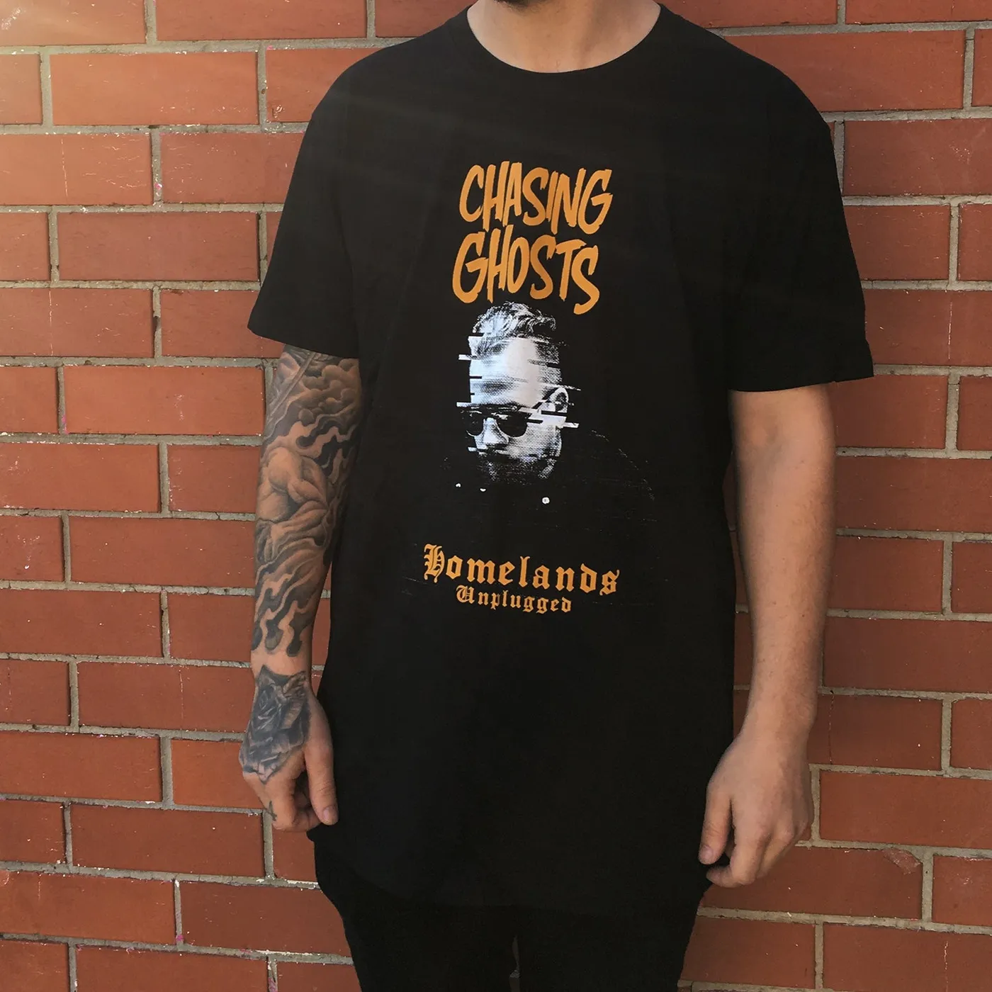 Chasing Ghosts Homelands Unplugged Static Tee (Black)