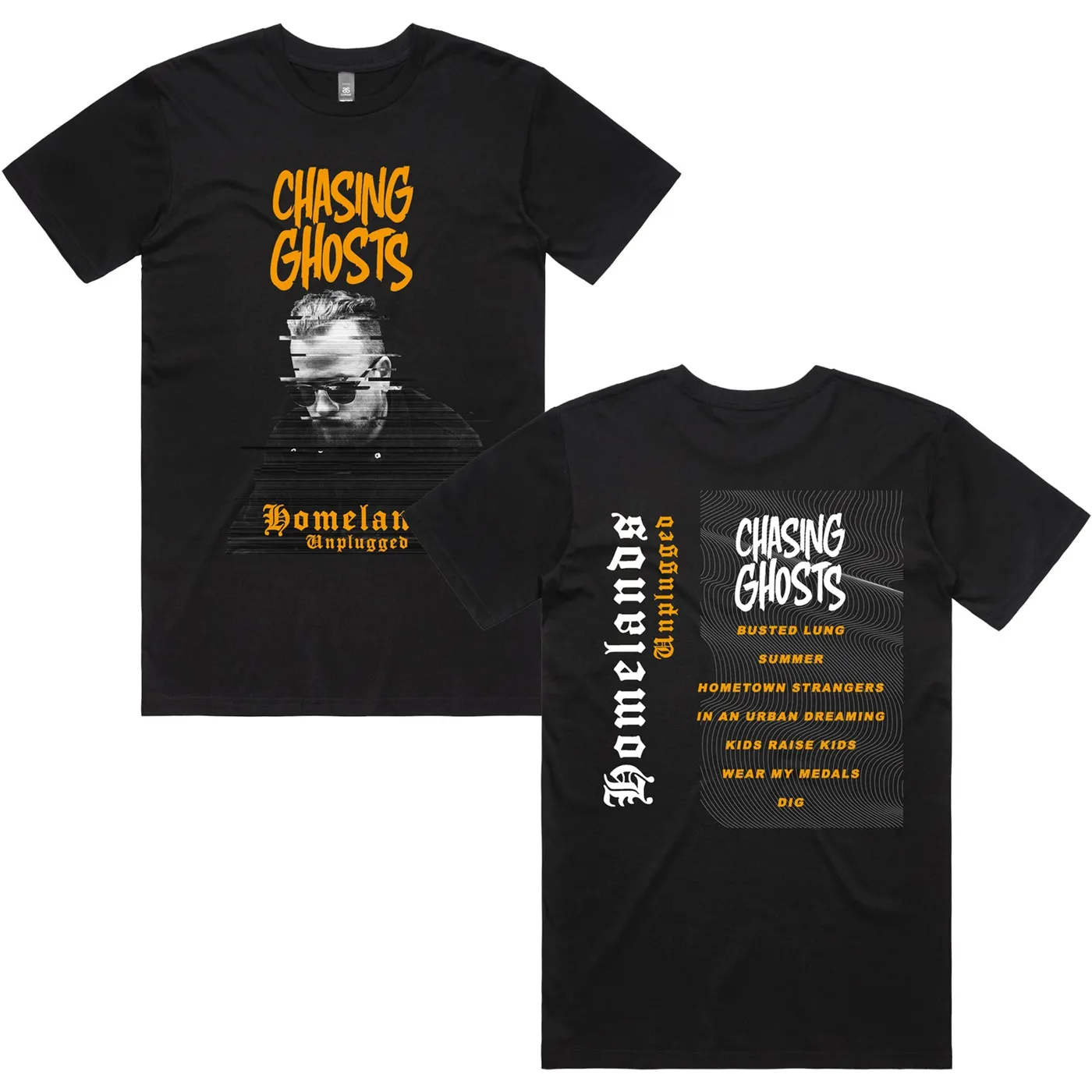 Chasing Ghosts Homelands Unplugged Static Tee (Black)