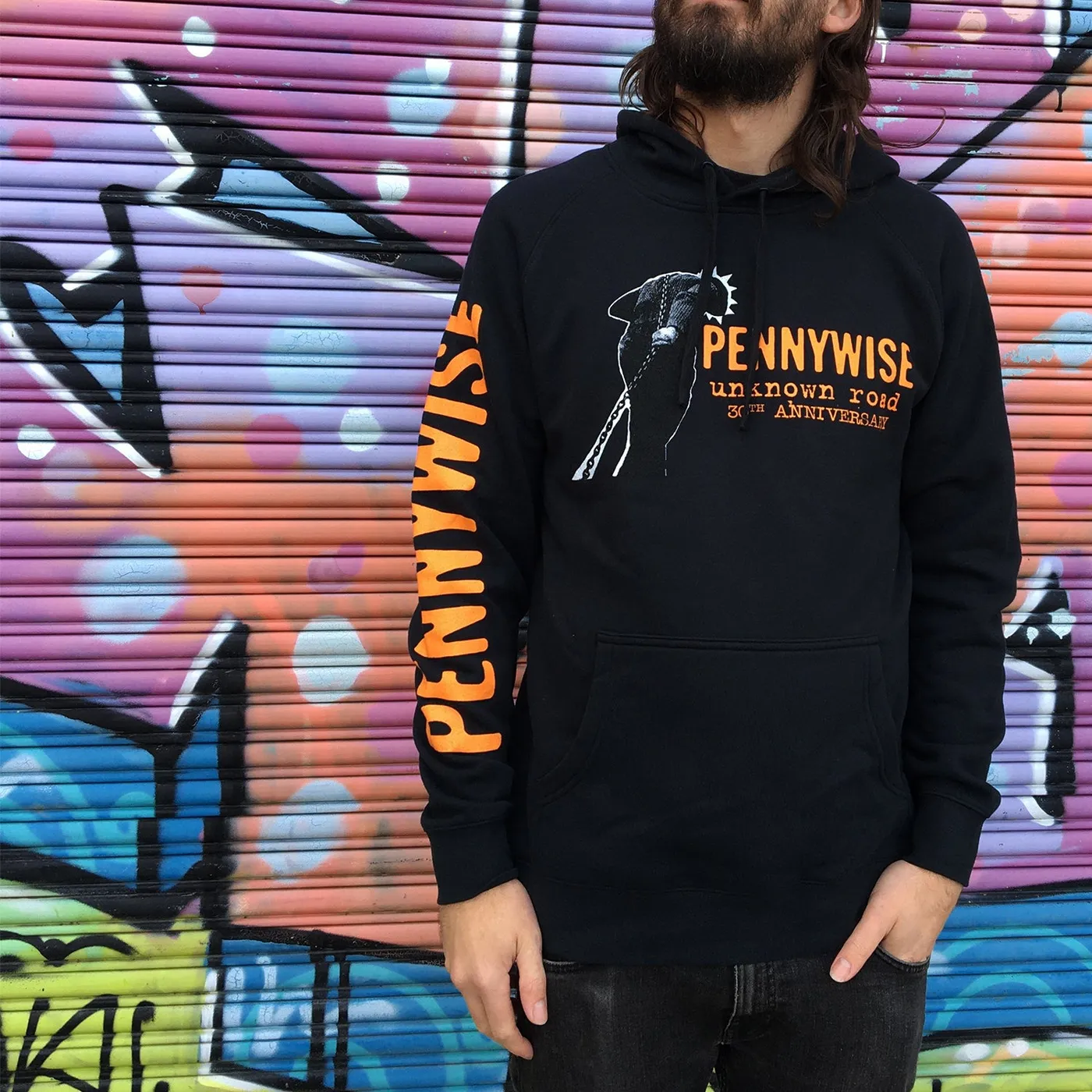 Pennywise Unknown Road 30th Anniv. Hoodie (Dark Navy)